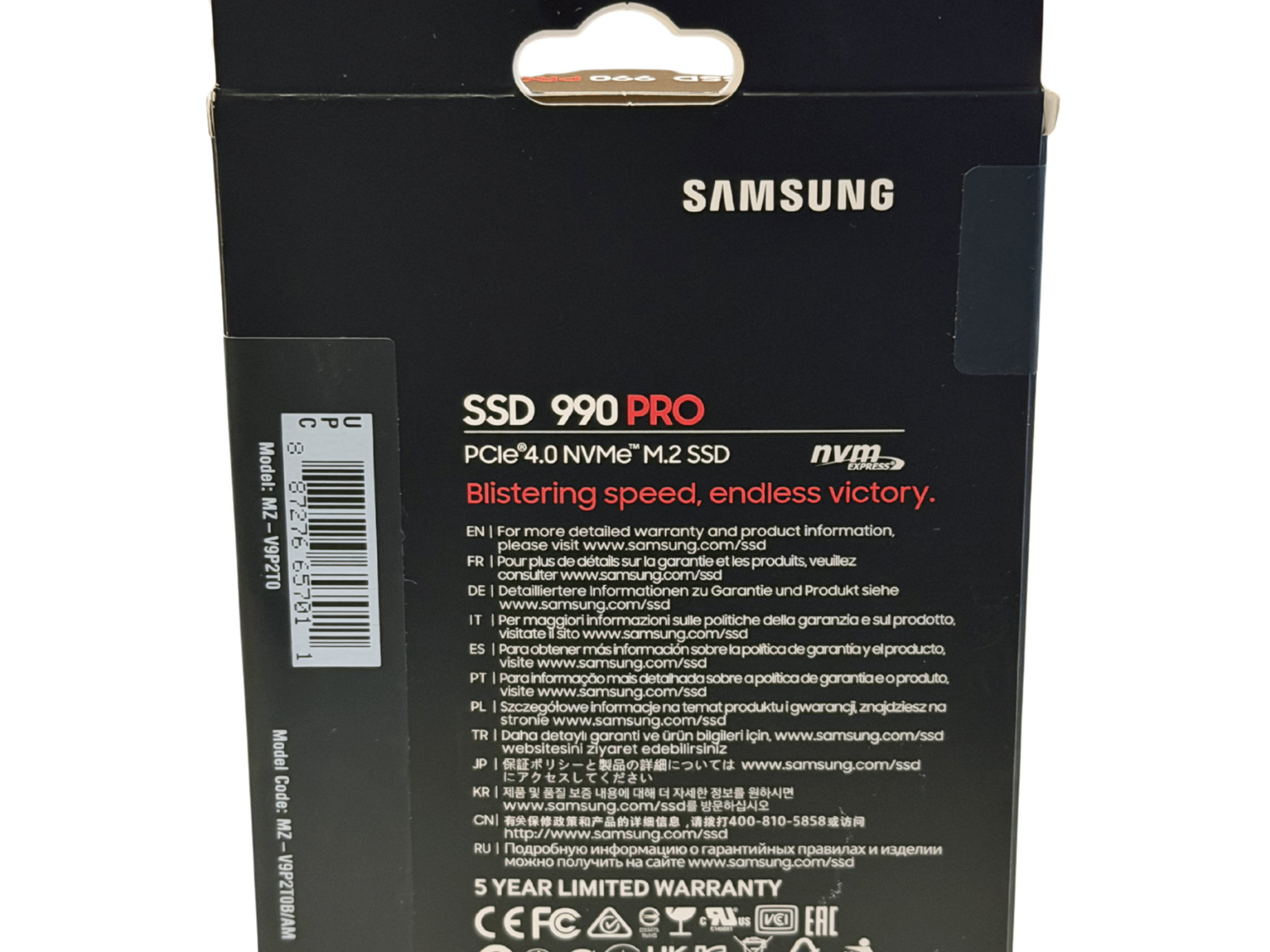 Samsung 990 Pro NVMe M.2 2 TB SSD