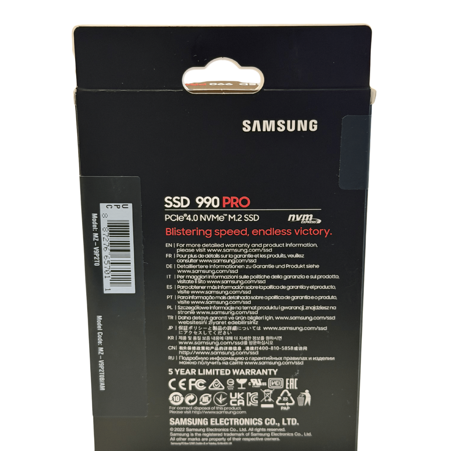 Samsung 990 Pro NVMe M.2 2 TB SSD