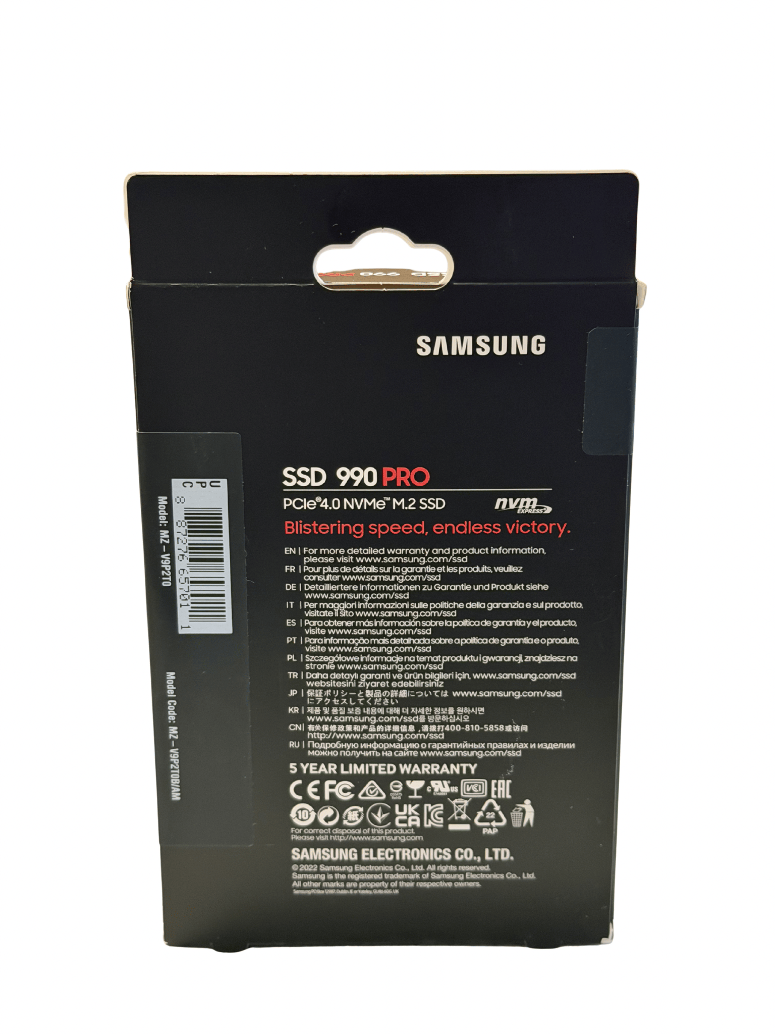 Samsung 990 Pro NVMe M.2 2 TB SSD