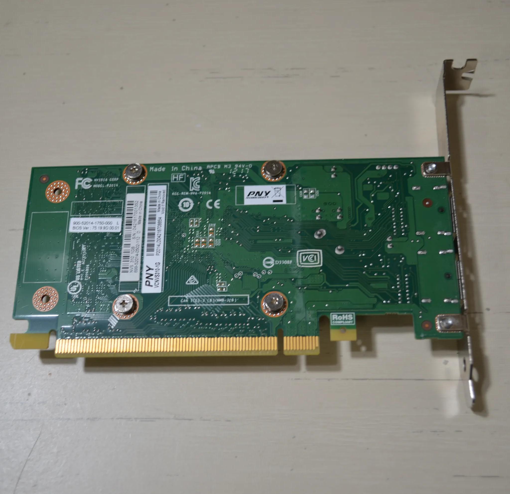 NVIDIA Quadro NVS 310 1GB DDR3 Video Card (#2)