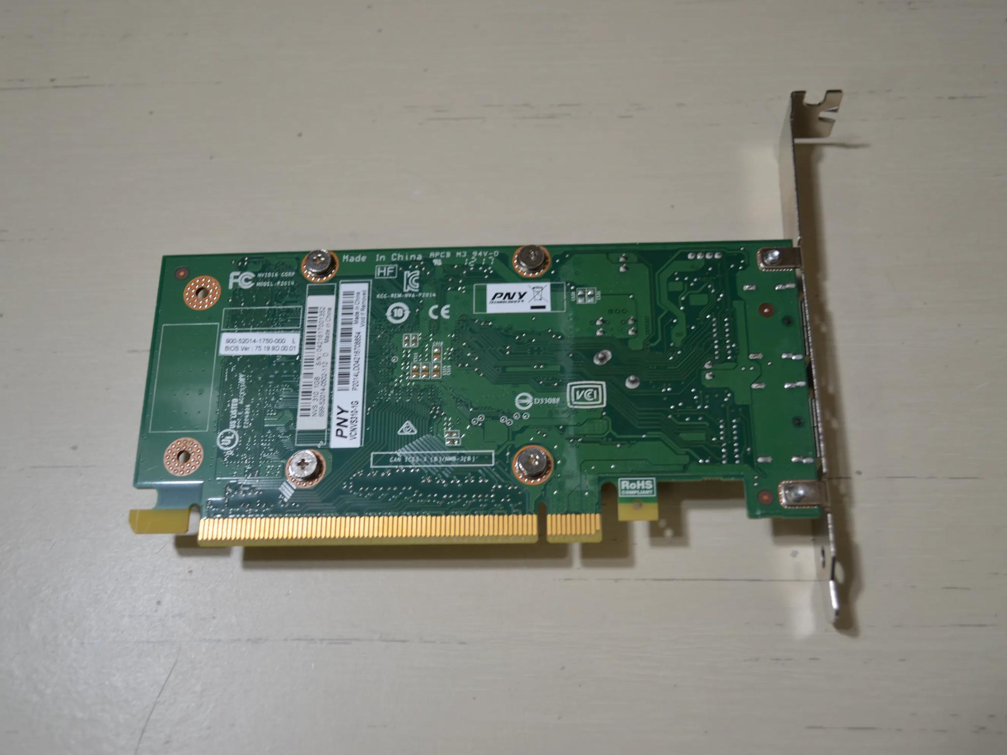 NVIDIA Quadro NVS 310 1GB DDR3 Video Card (#2)