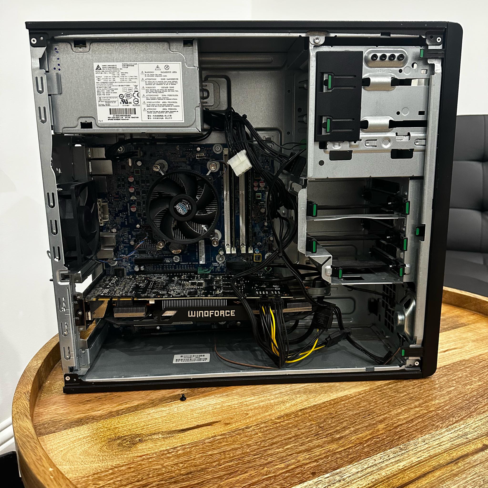 HP Z230 Workstation Office PC | w/ 16gb RAM | GTX 970 (no storage and wifi)