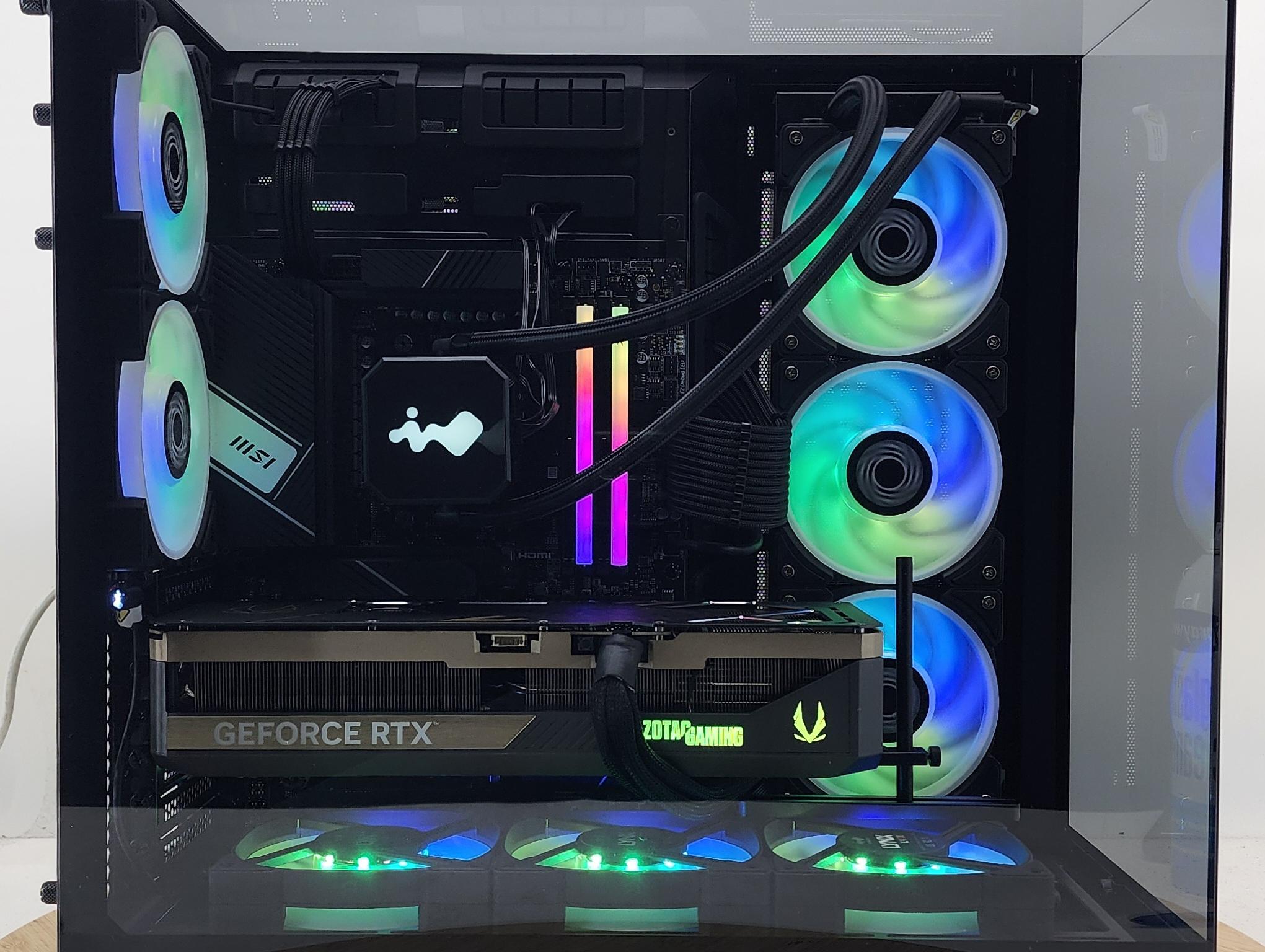 Gaming PC Ryzen 7 9700X 32GB RAM 2TB SSD RTX 5080 16GB Windows 11 Computer
