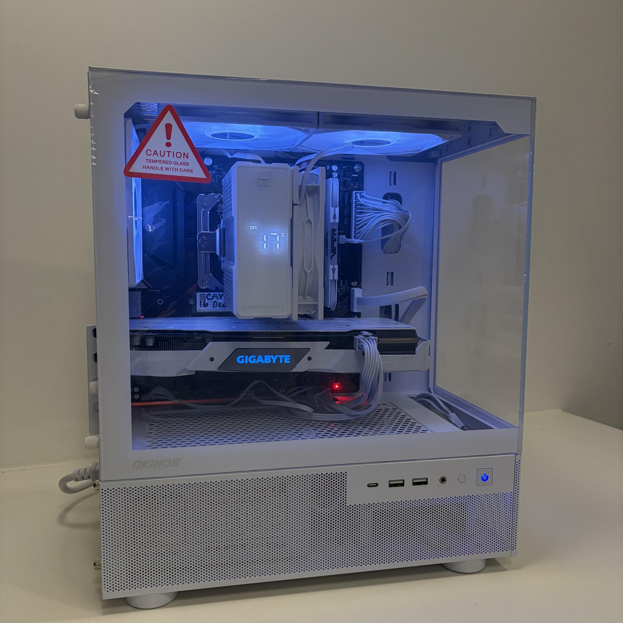 PRICE DROP| 1440p WHITE Gaming PC | RTX 2060 SUPER | 16GB DDR4 | i5 Intel CPU