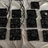 High performance black fans 7 noctua IPPC, 3 Deepcool, 2 ID cooling, 1 cooler master fan BULK LOT