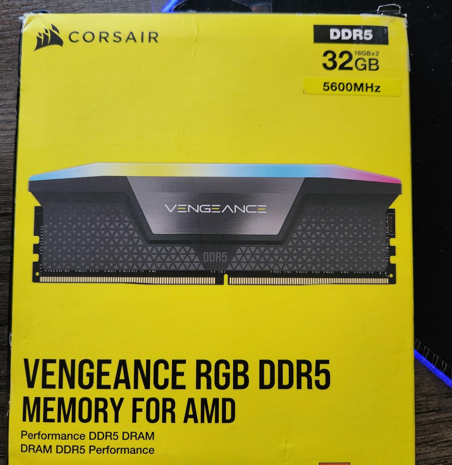 Corsair Vengeance RGB DDR5 EXPO 5600MHz