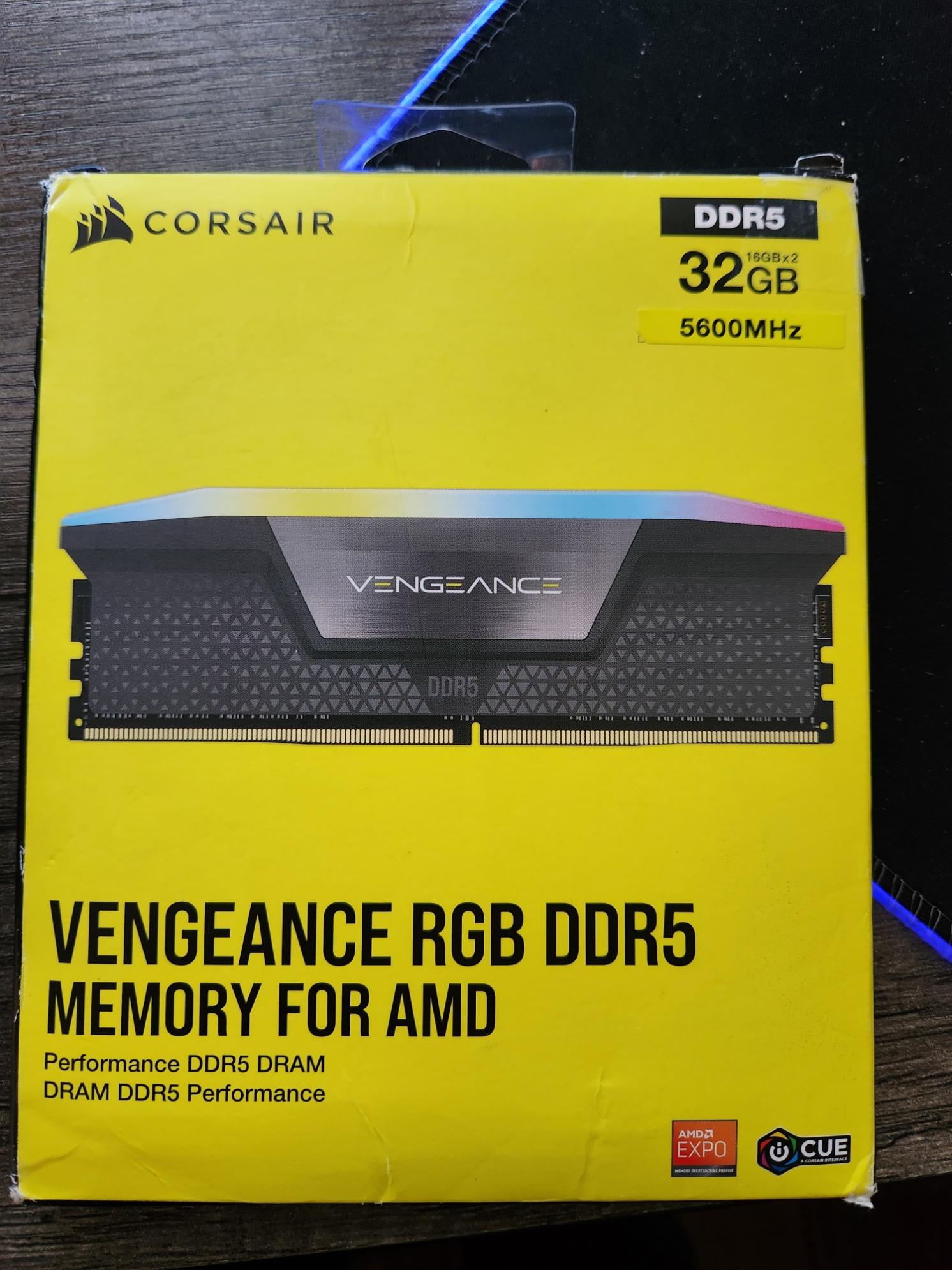 Corsair Vengeance RGB DDR5 EXPO 5600MHz
