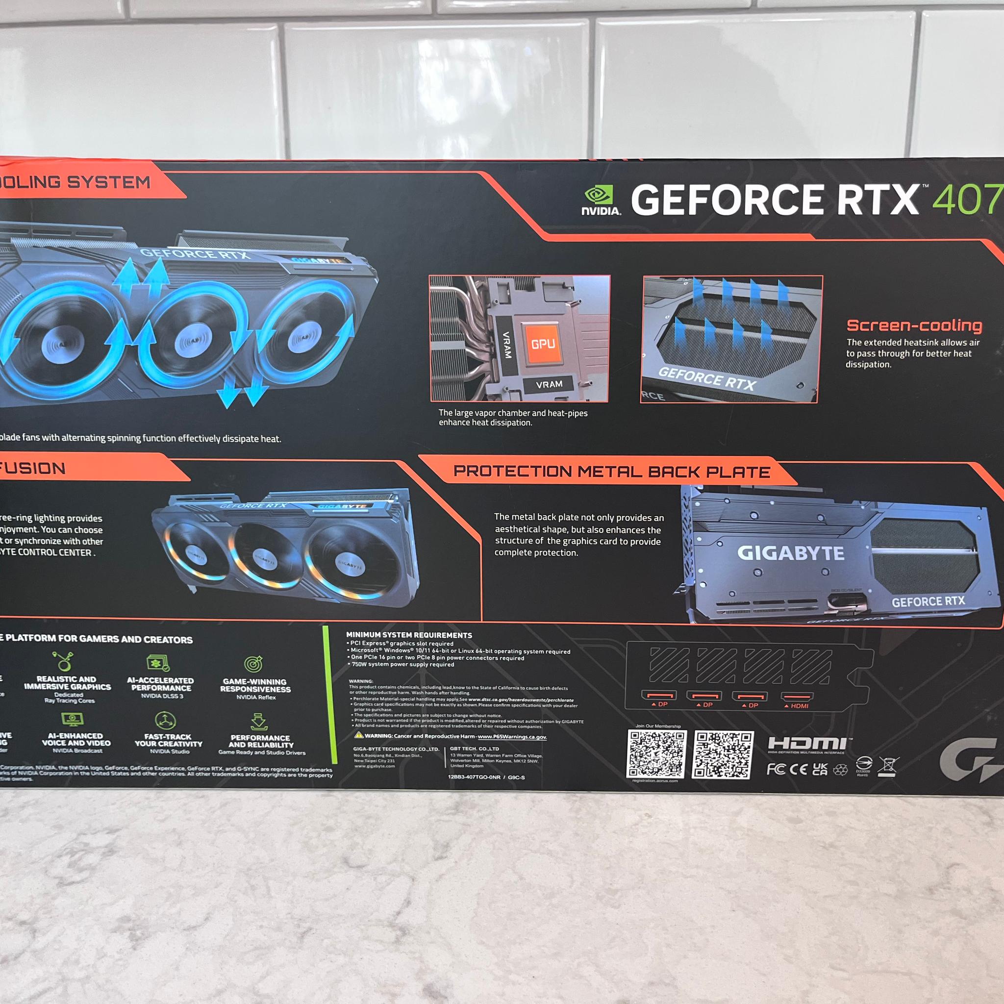 Gigabyte GeForce RTX 4070 Ti GAMING OC 12G