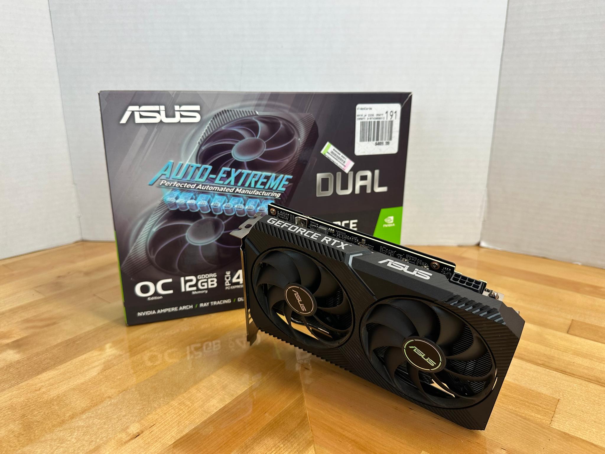 ASUS DUAL GeForce RTX 3060 OC 12GB
