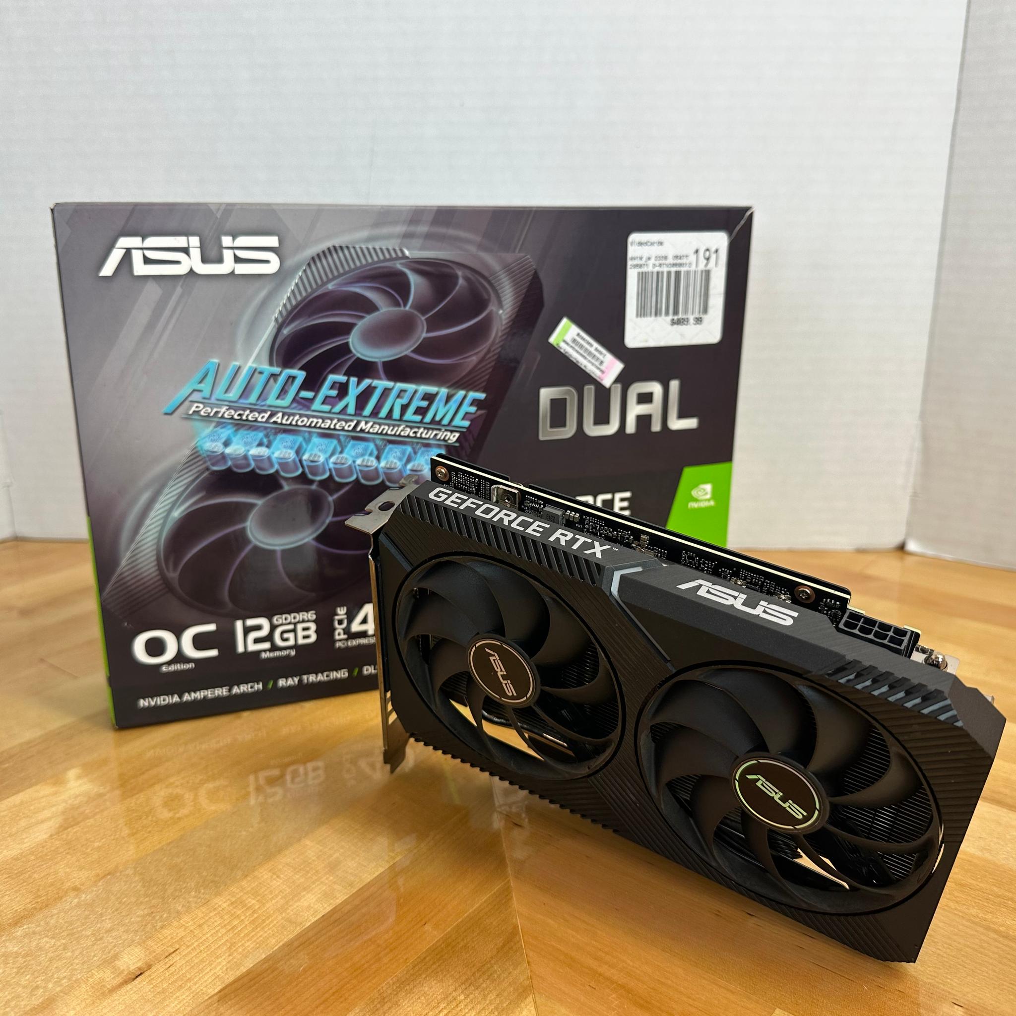ASUS DUAL GeForce RTX 3060 OC 12GB