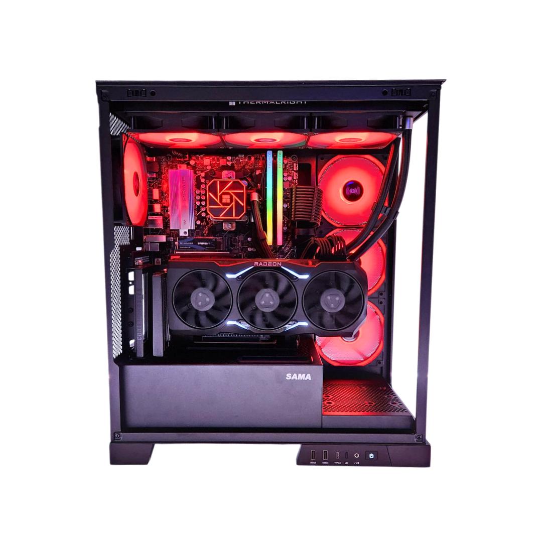 🚨BLACK FRIDAY🚨: RX 7900 XTX | Ryzen 9600X | 32GB DDR5 RAM | 2TB SSD | 7 Fans | Black RGB Gaming PC