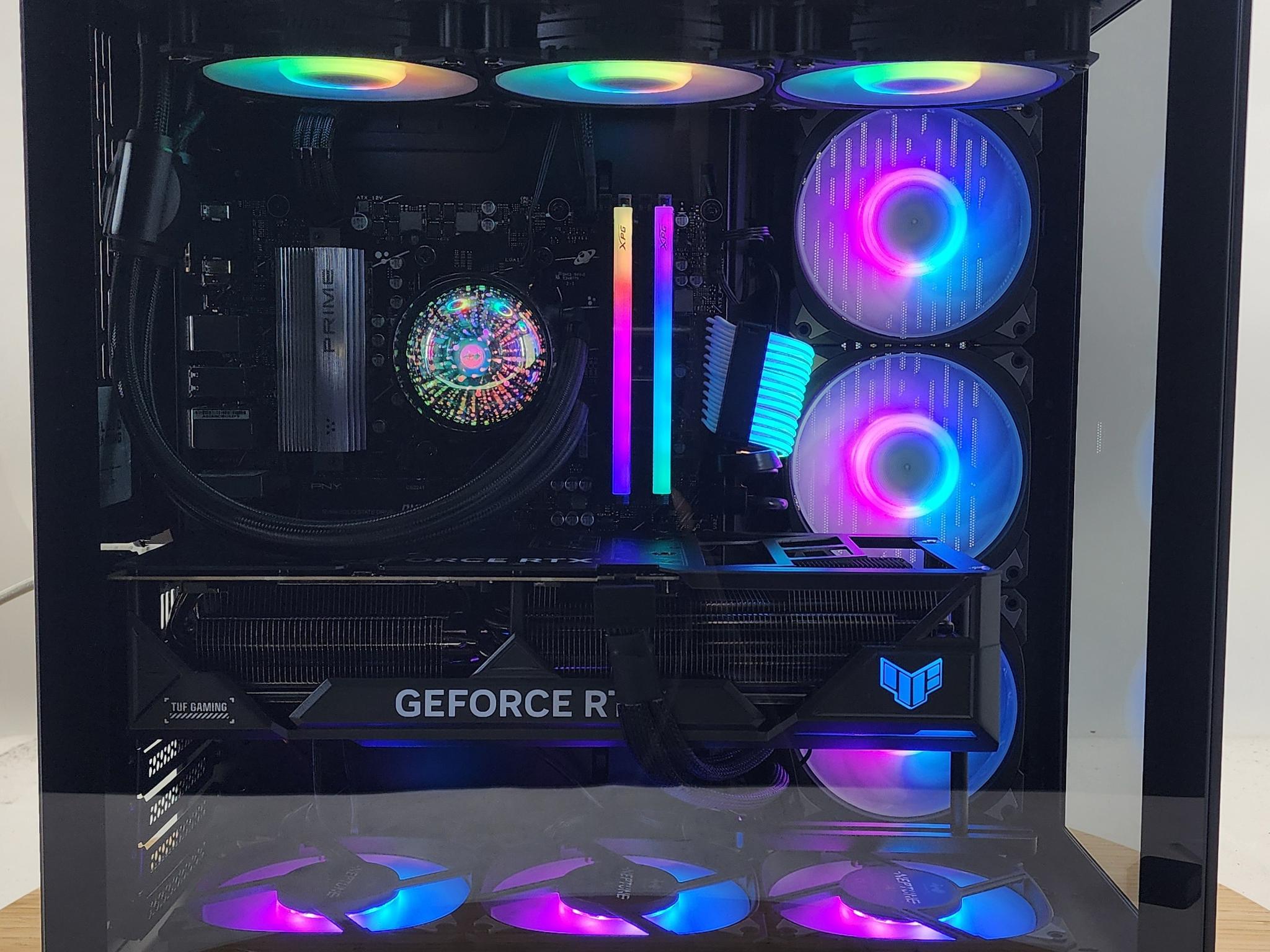 Gaming PC Ryzen 7 7800X3D 32GB RAM 2TB SSD RTX 4080 16GB Windows 11 Computer