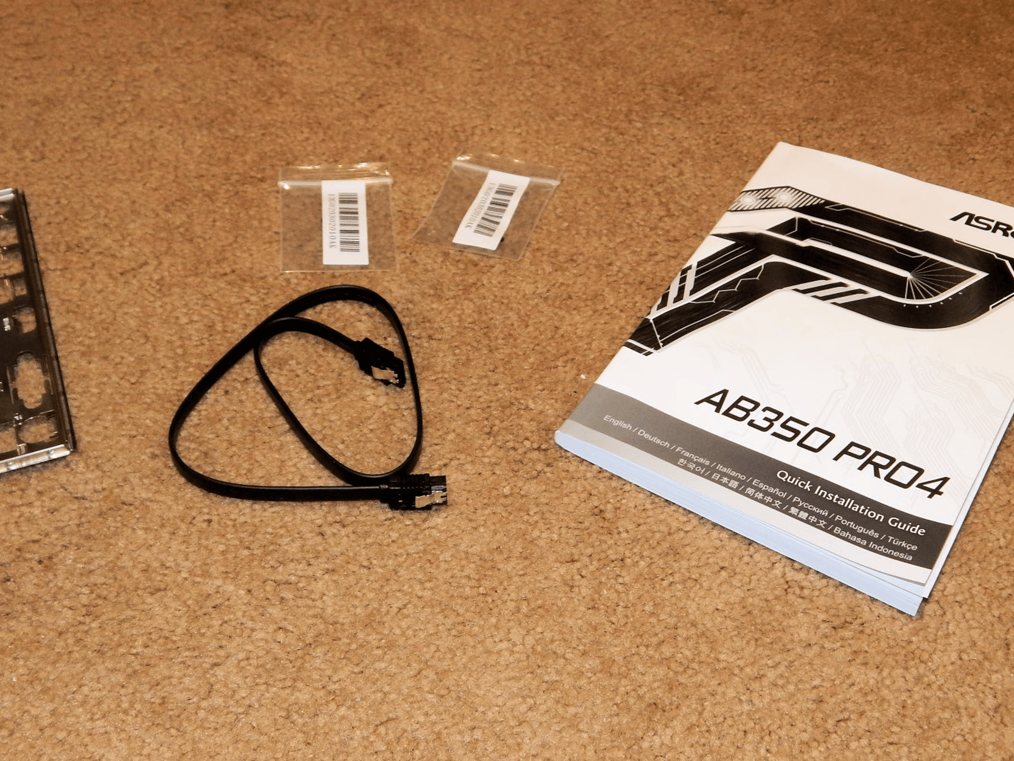 ASROCK AB350 PRO4 IN ORIGINAL PACKAGING