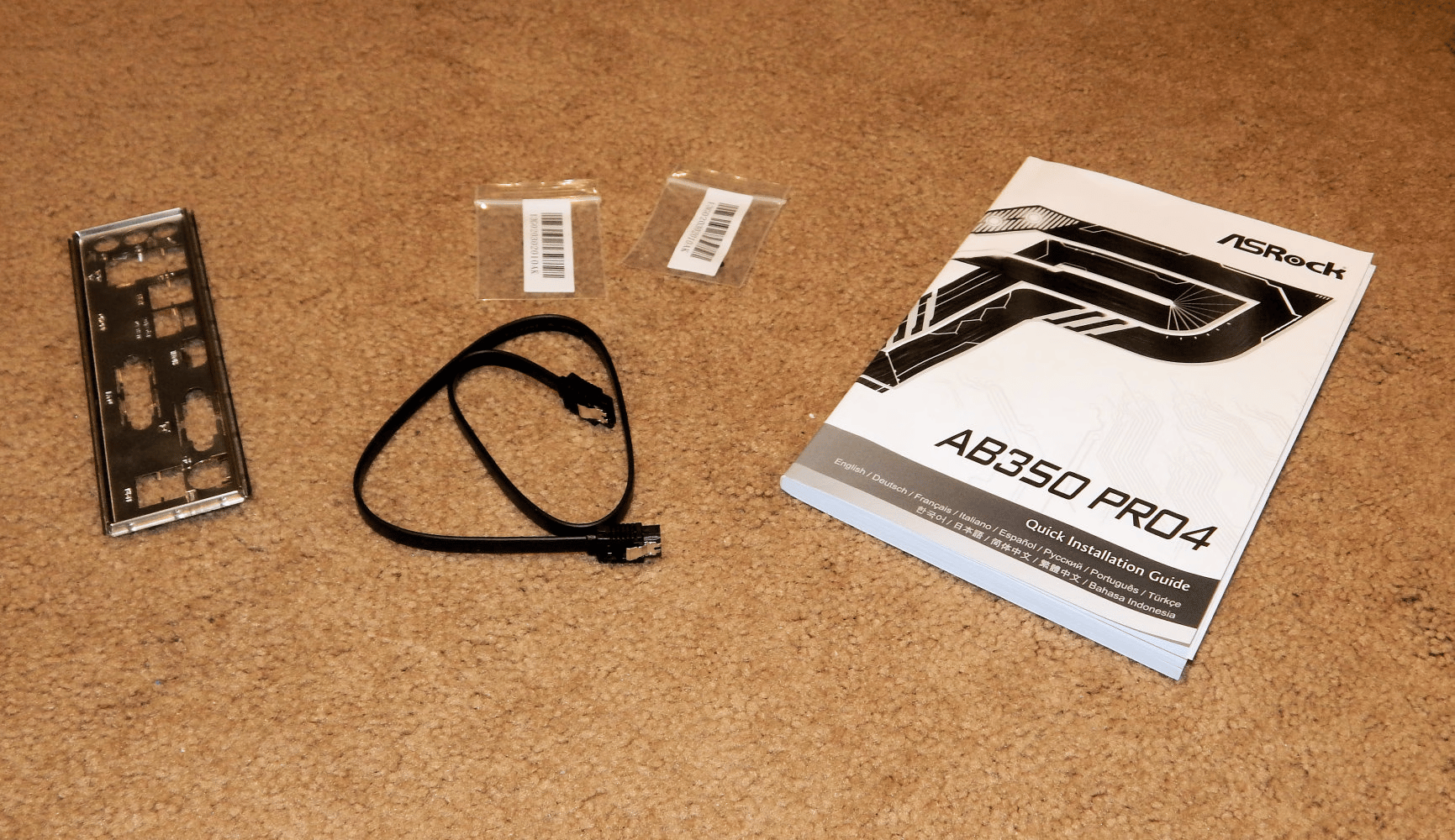 ASROCK AB350 PRO4 IN ORIGINAL PACKAGING