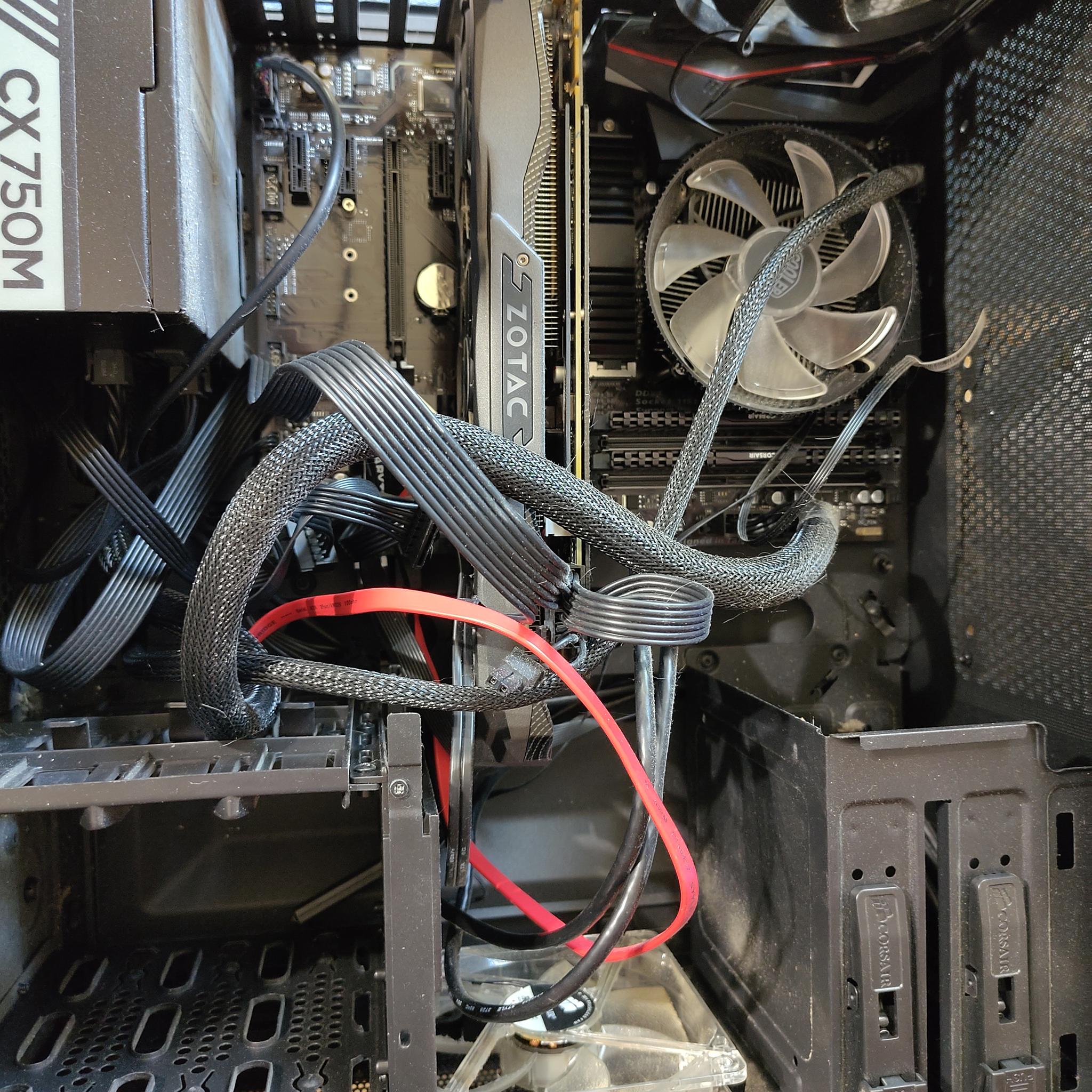 Old gaming PC for parts (no hard drive)