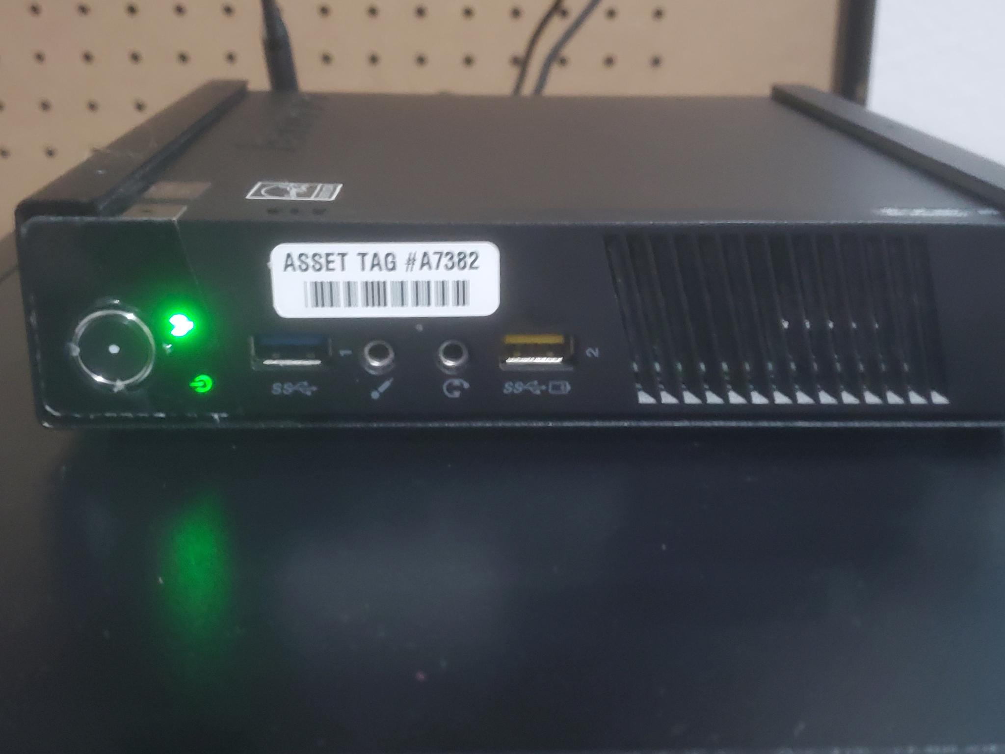 VESA-mountable Lenovo Thinkcentre Tiny Office/Home PC, i5-4570T 2C/4T, 6Gb RAM, 128Gb SSD