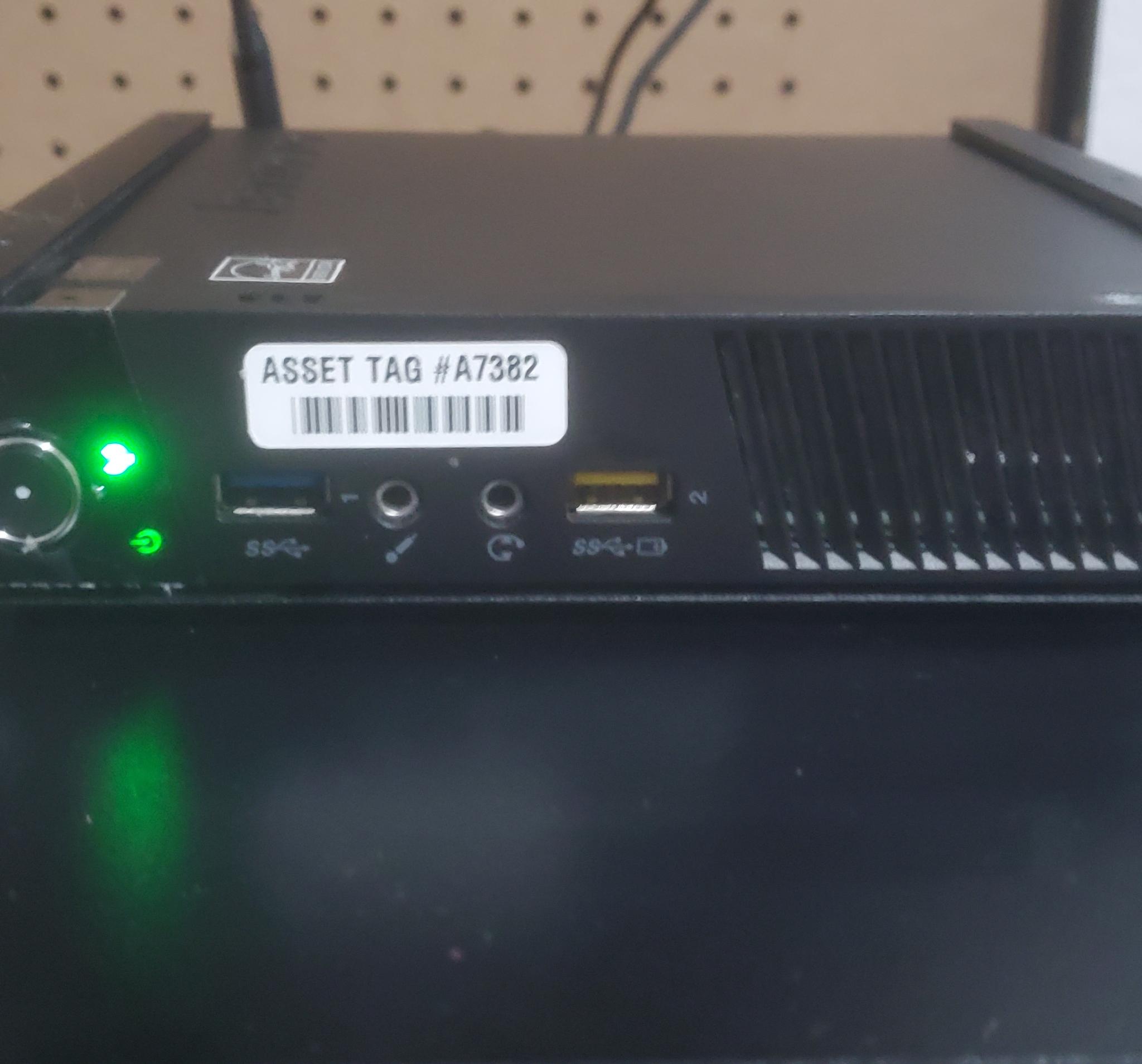 VESA-mountable Lenovo Thinkcentre Tiny Office/Home PC, i5-4570T 2C/4T, 6Gb RAM, 128Gb SSD