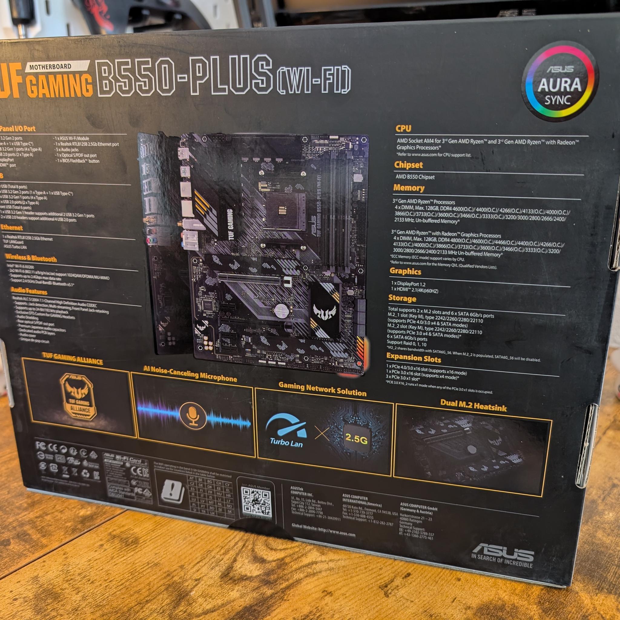 ASUS TUF Gaming B550-PLUS (WiFi) ATX