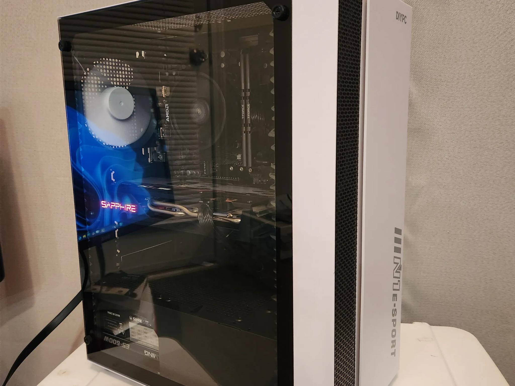 Ryzen 5 1080P Gaming PC, 16GB 3200MHZ RAM, RX 5600 XT 6GB Graphics Card