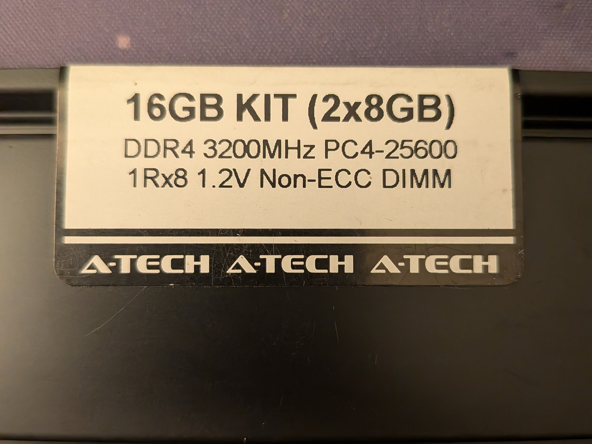 16GB DDR4 A-TECH 3200MHz (BNIB)