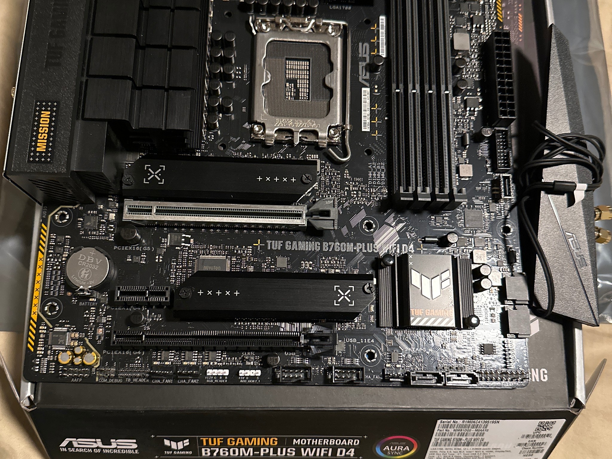 Asus TUF B760m-Plus Wifi D4