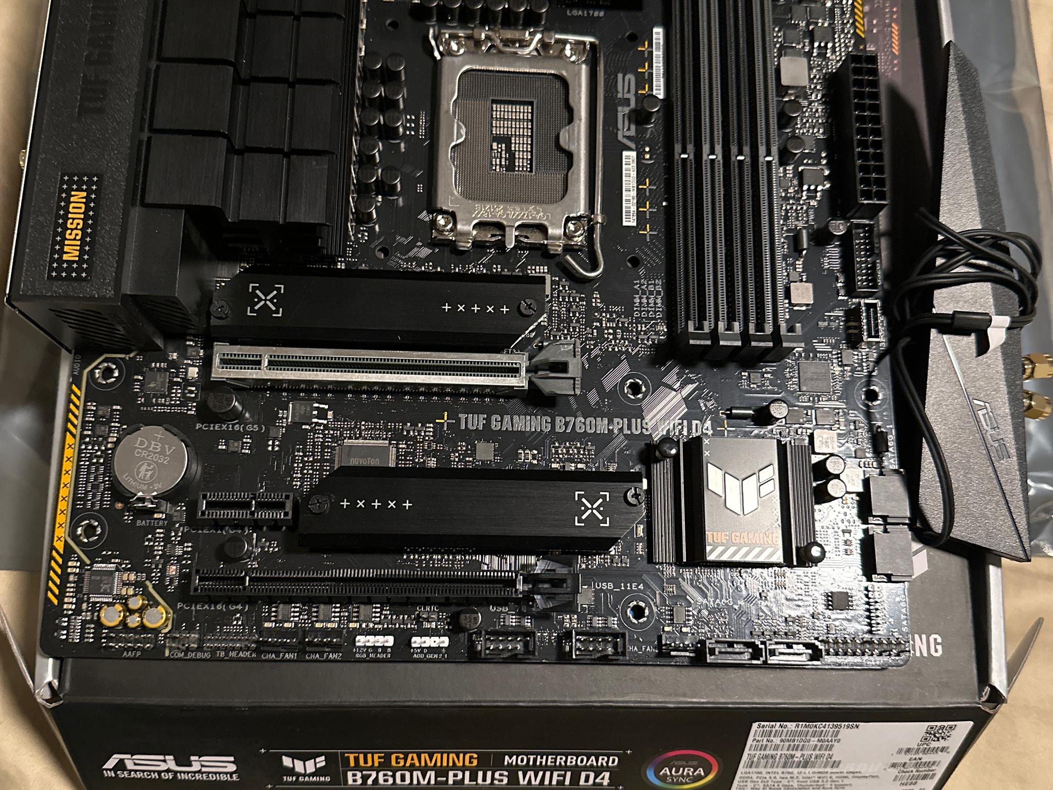 Asus TUF B760m-Plus Wifi D4
