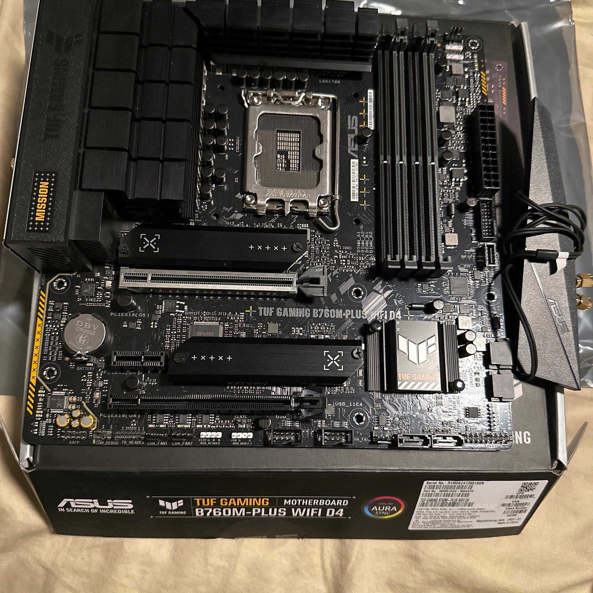 Asus TUF B760m-Plus Wifi D4