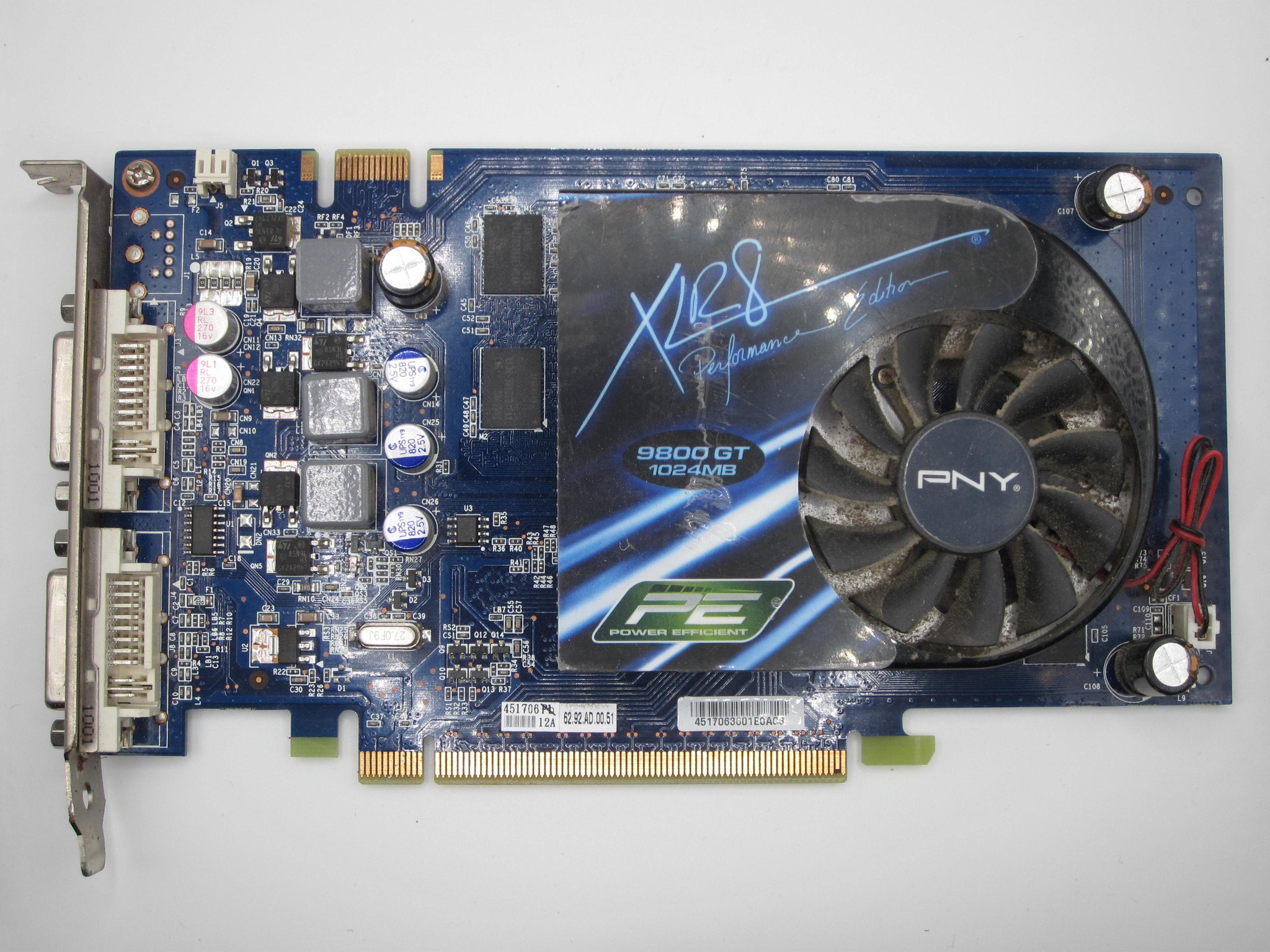 PNY NVIDIA® GeForce® 9800 GT 1GB DDR3 PCI Express 2.0 x16 SLI Support Graphics Card (VCG98GTEE1XPB)