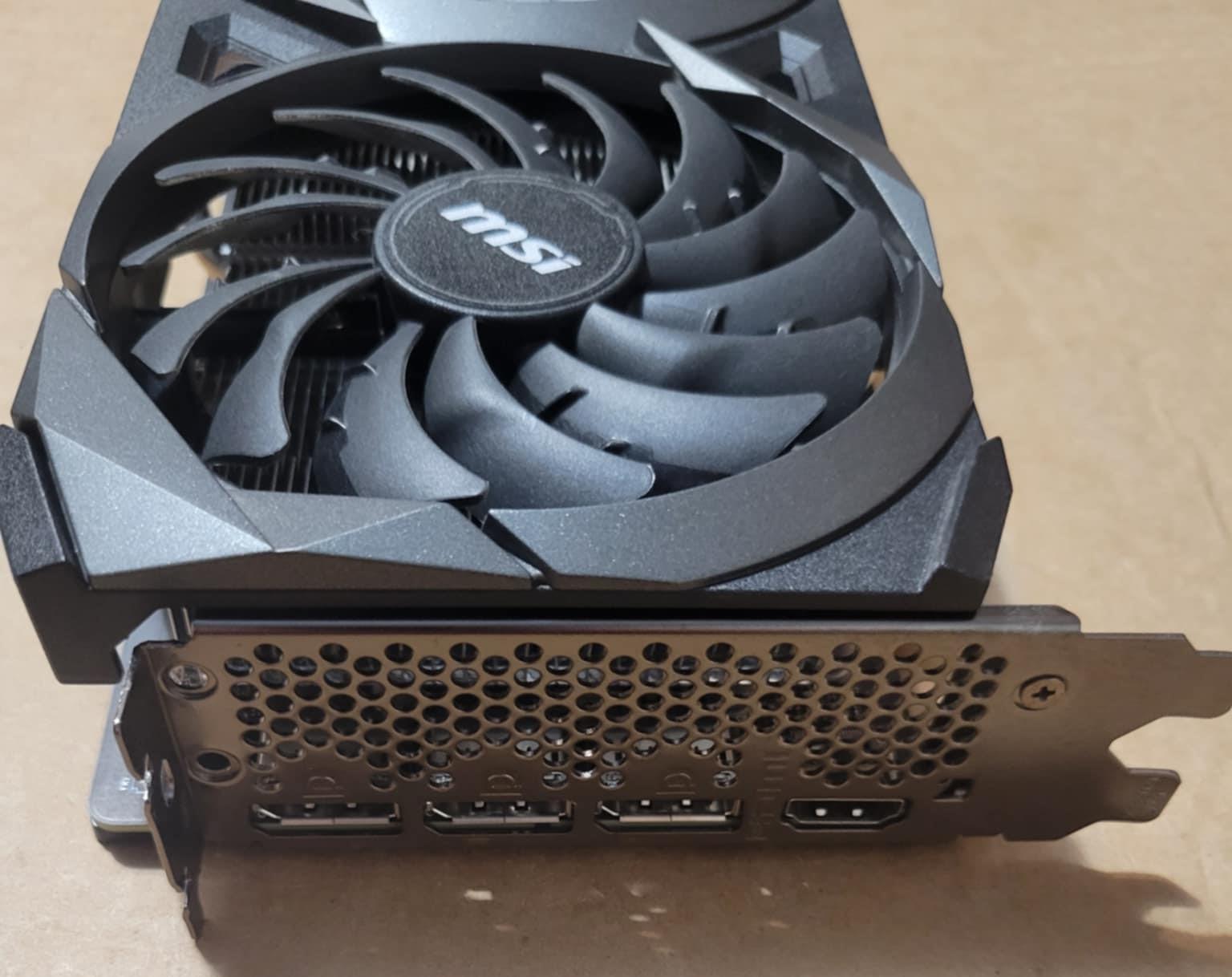 3070 MSI Ventus 2X 8GB GPU 2 fan