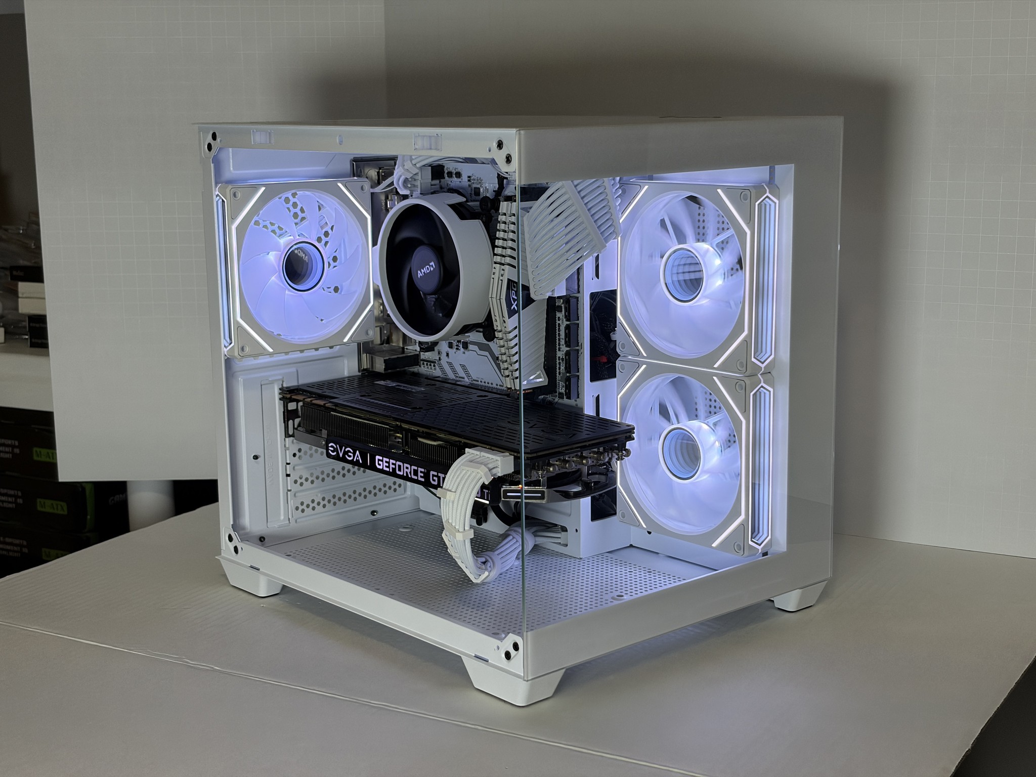 🔥 GTX 1080 Ti + Ryzen 5 5500 – White Gaming PC – 1080p Ultra / 1440p Ready | 1TB NVMe | 16GB RAM