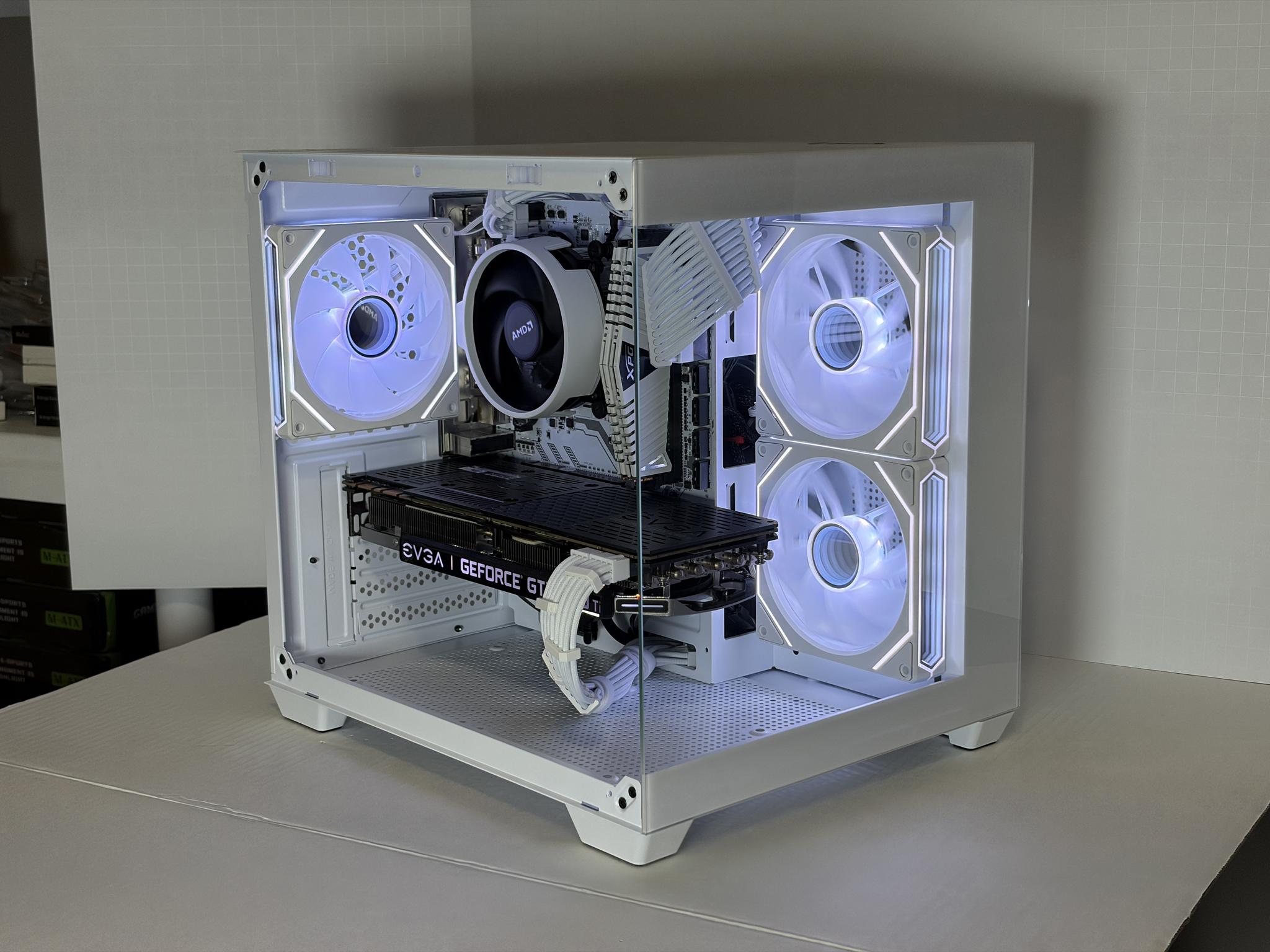🔥 GTX 1080 Ti + Ryzen 5 5500 – White Gaming PC – 1080p Ultra / 1440p Ready | 1TB NVMe | 16GB RAM