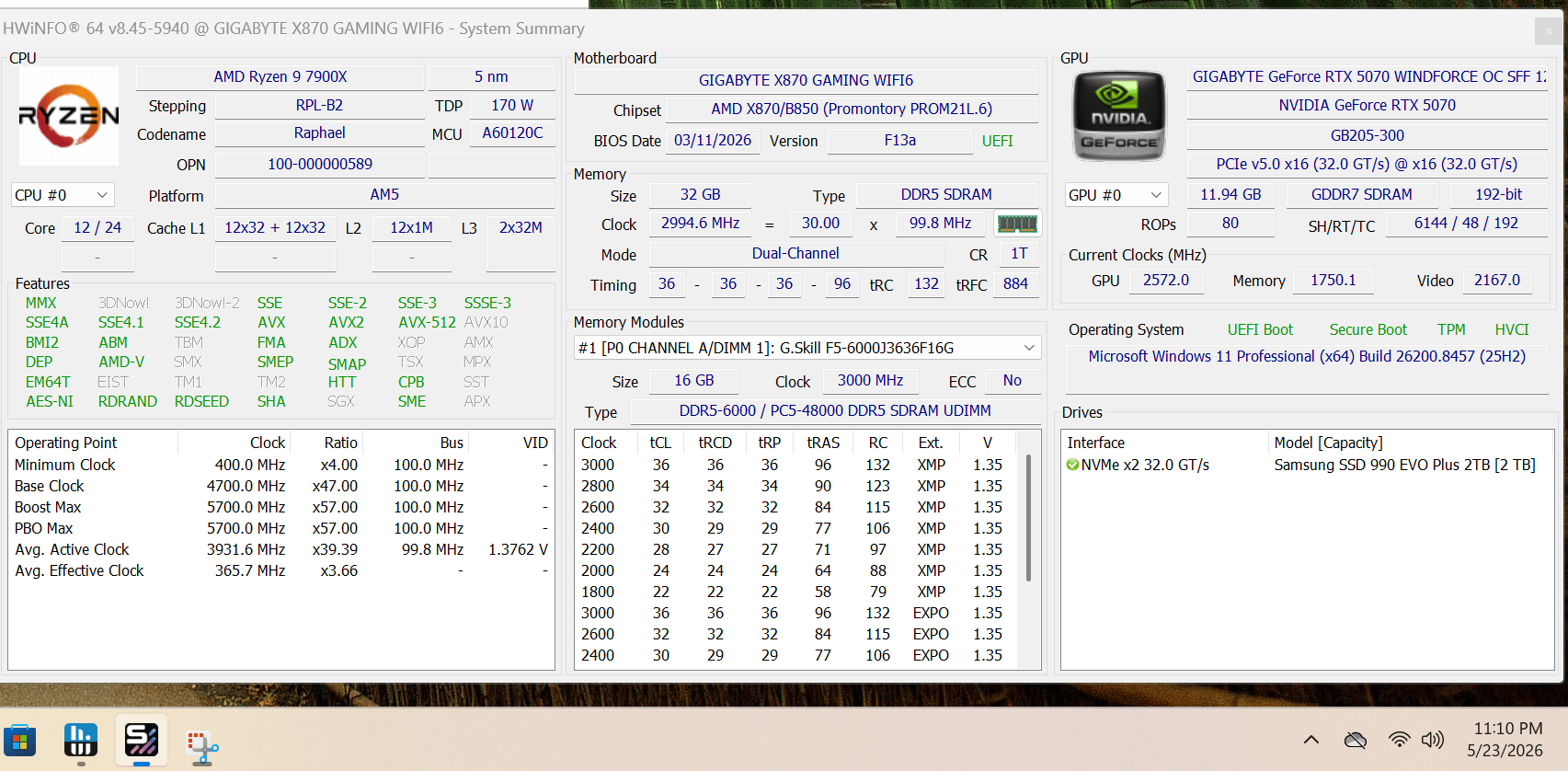 1440p/4K Ready Custom PC | 7900X | 5070 | 32GB | 2TB