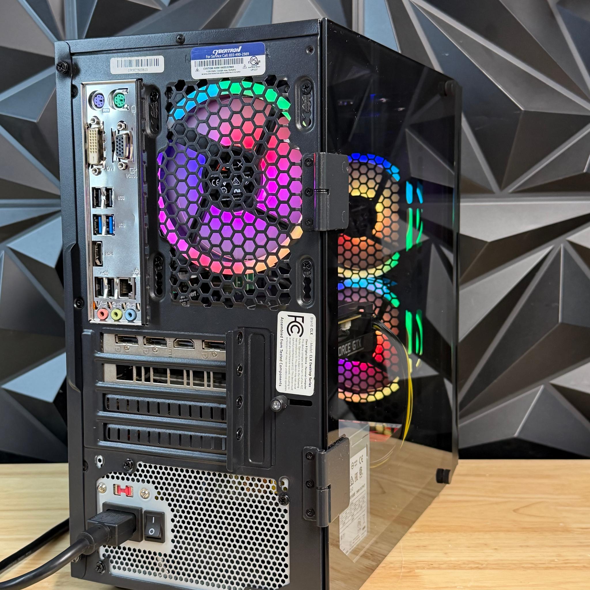 Nvidia GTX 1660 Super | Intel core i7 3.4ghz | 16GB | SSD + 1TB | Wi-Fi/BT |Win 11 Custom Gaming PC