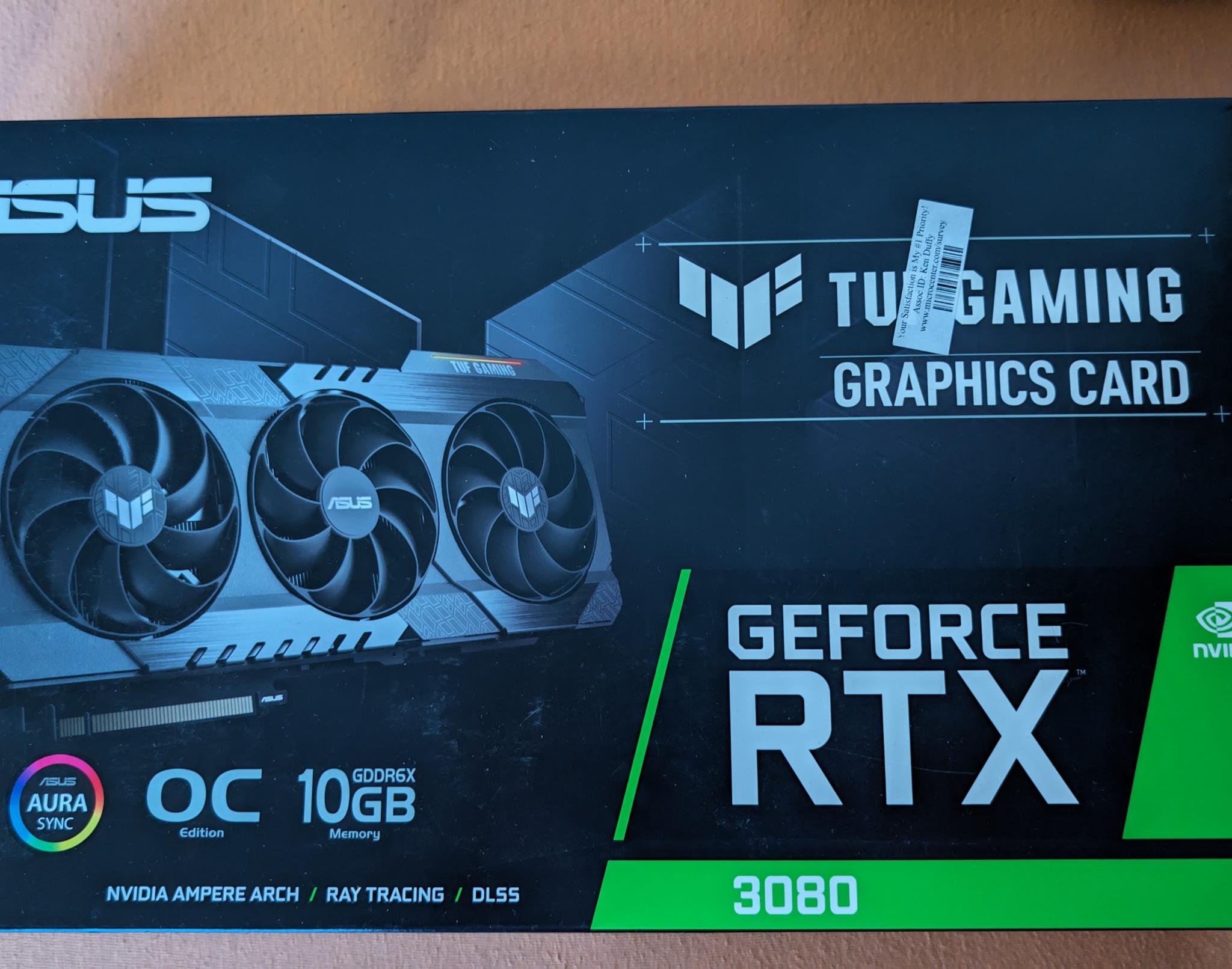 Asus Tuf Gaming OC RTX 3080 10GB
