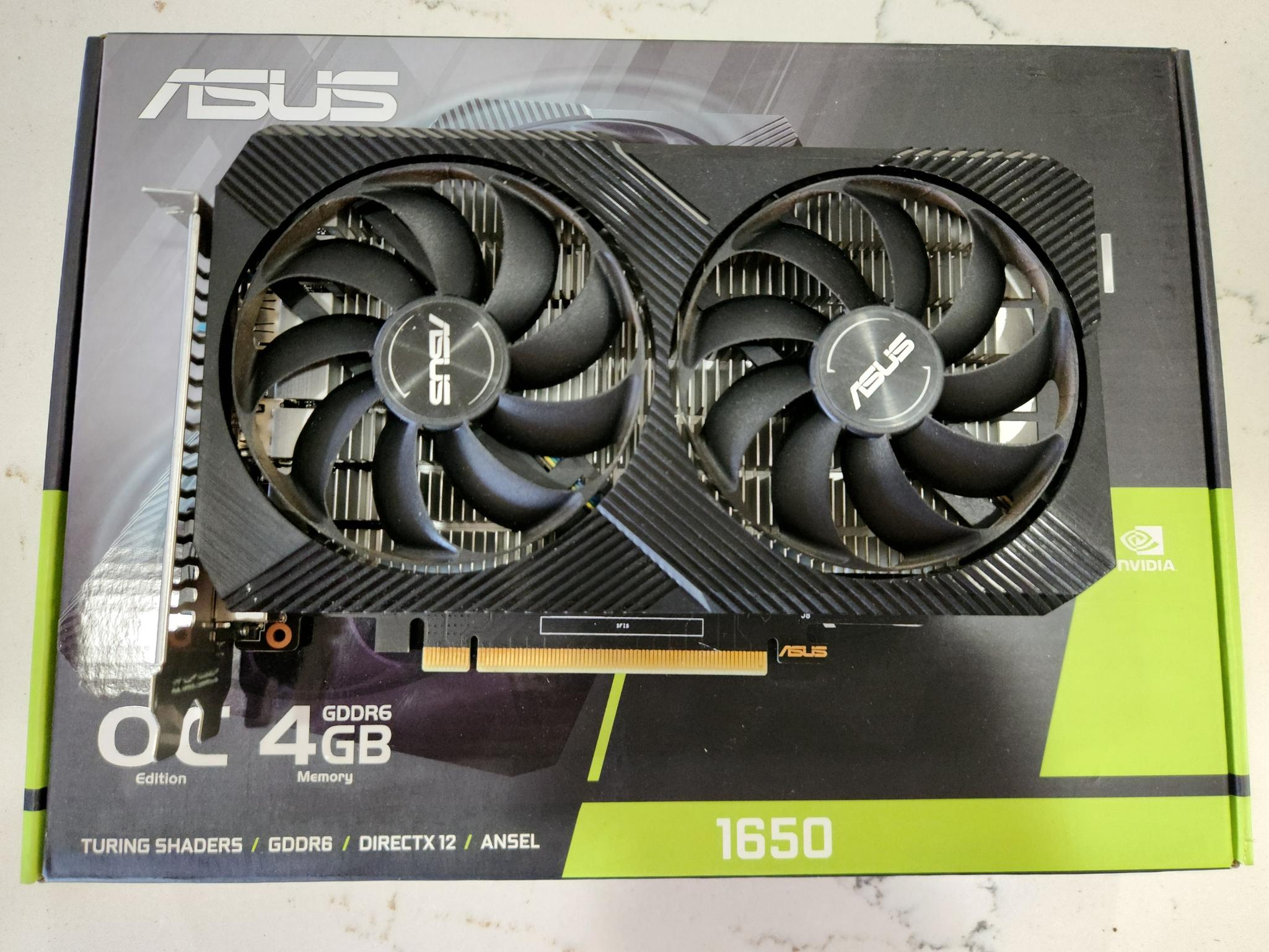 ASUS DUAL MINI Geforce GTX 1650 OC 4gb GDDR6