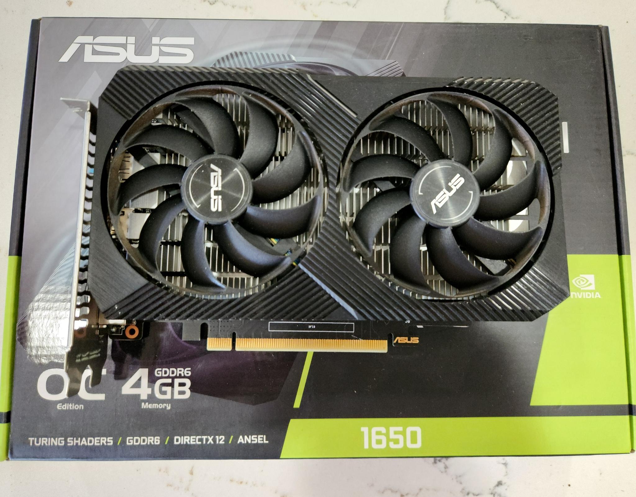 ASUS DUAL MINI Geforce GTX 1650 OC 4gb GDDR6