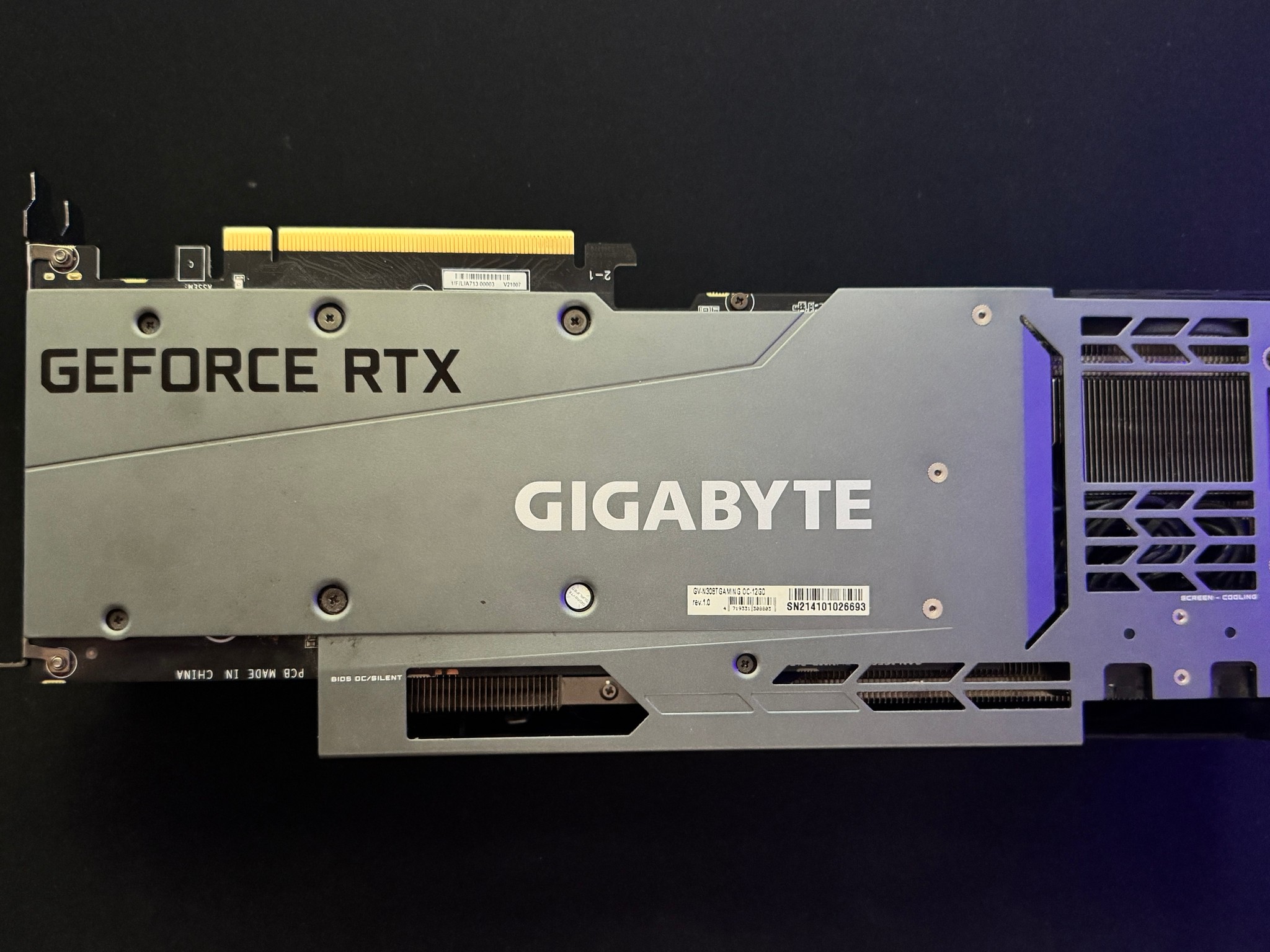 GIGABYTE GeForce RTX 3080 Ti GAMING OC 12GB GDDR6X