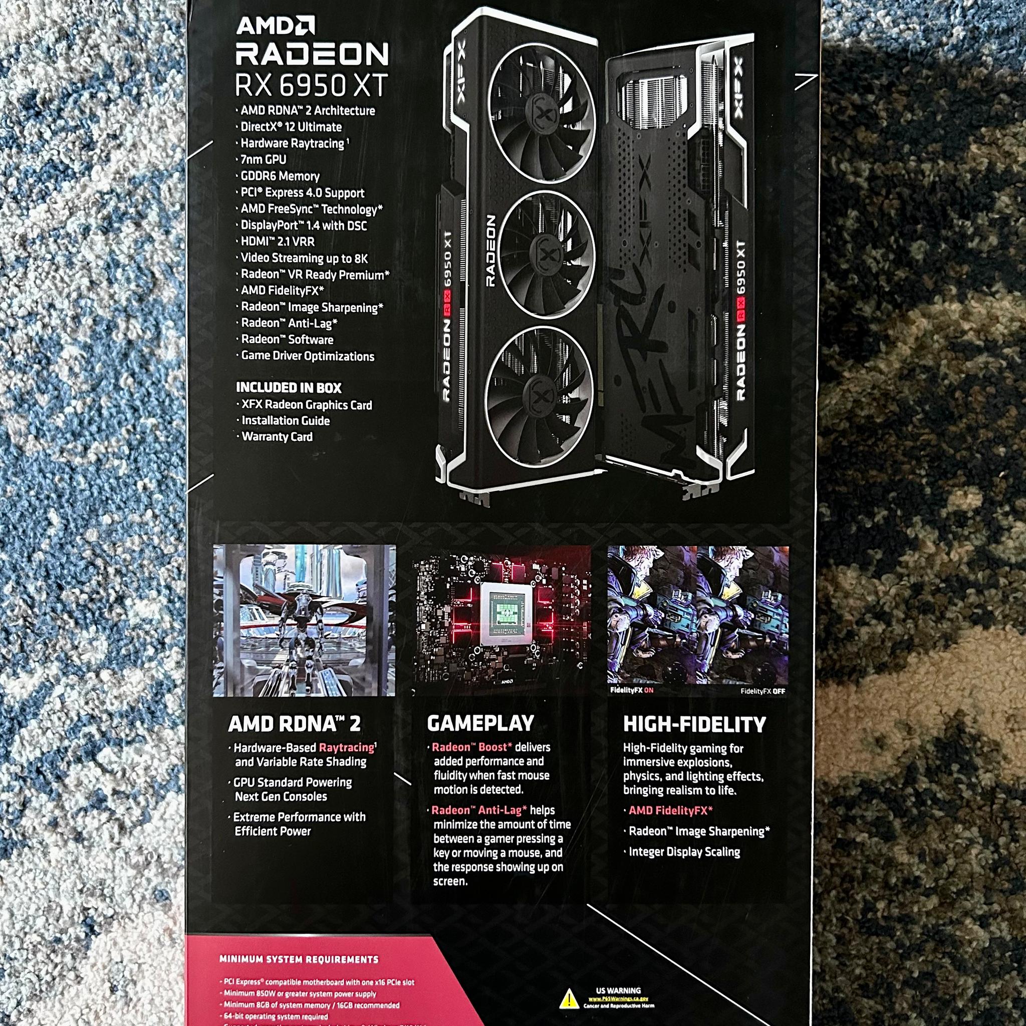 XFX Merc 319 Black RX 6950 XT 16 GB GDDR6