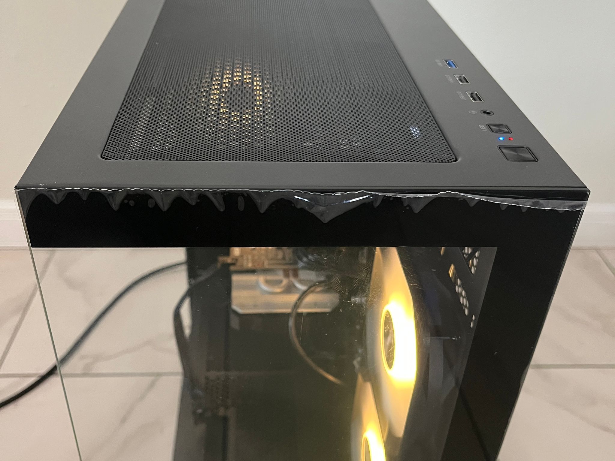 NVIDIA RTX 2060 Super, Intel Core i5-7400, 16GB RAM, 878GB Storage, RGB Gaming PC w/ Wi-Fi & BT