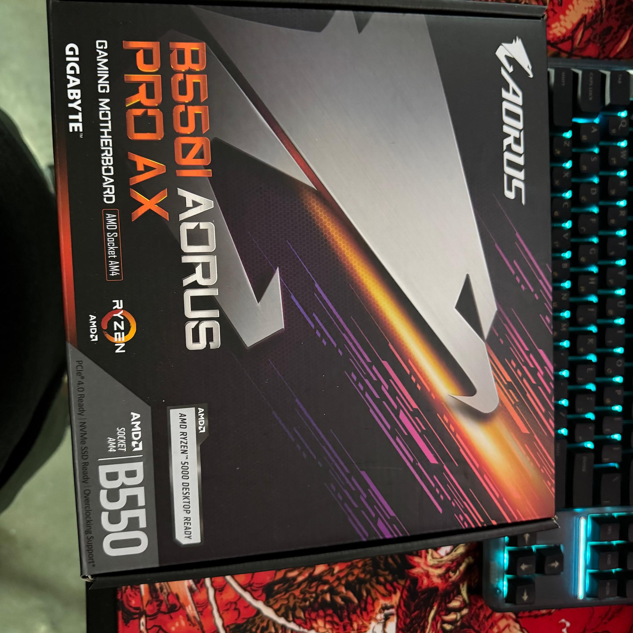 AMD 5800X3D, Aorus B550, 32gb DDR4 bundle