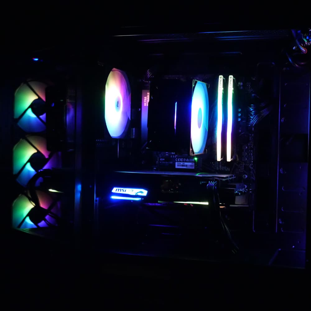 MSI GeForce RTX 2060 - AMD Ryzen 5 3600 - T-Force 16GB 3600MHz RAM - 1TB NVMe SSD