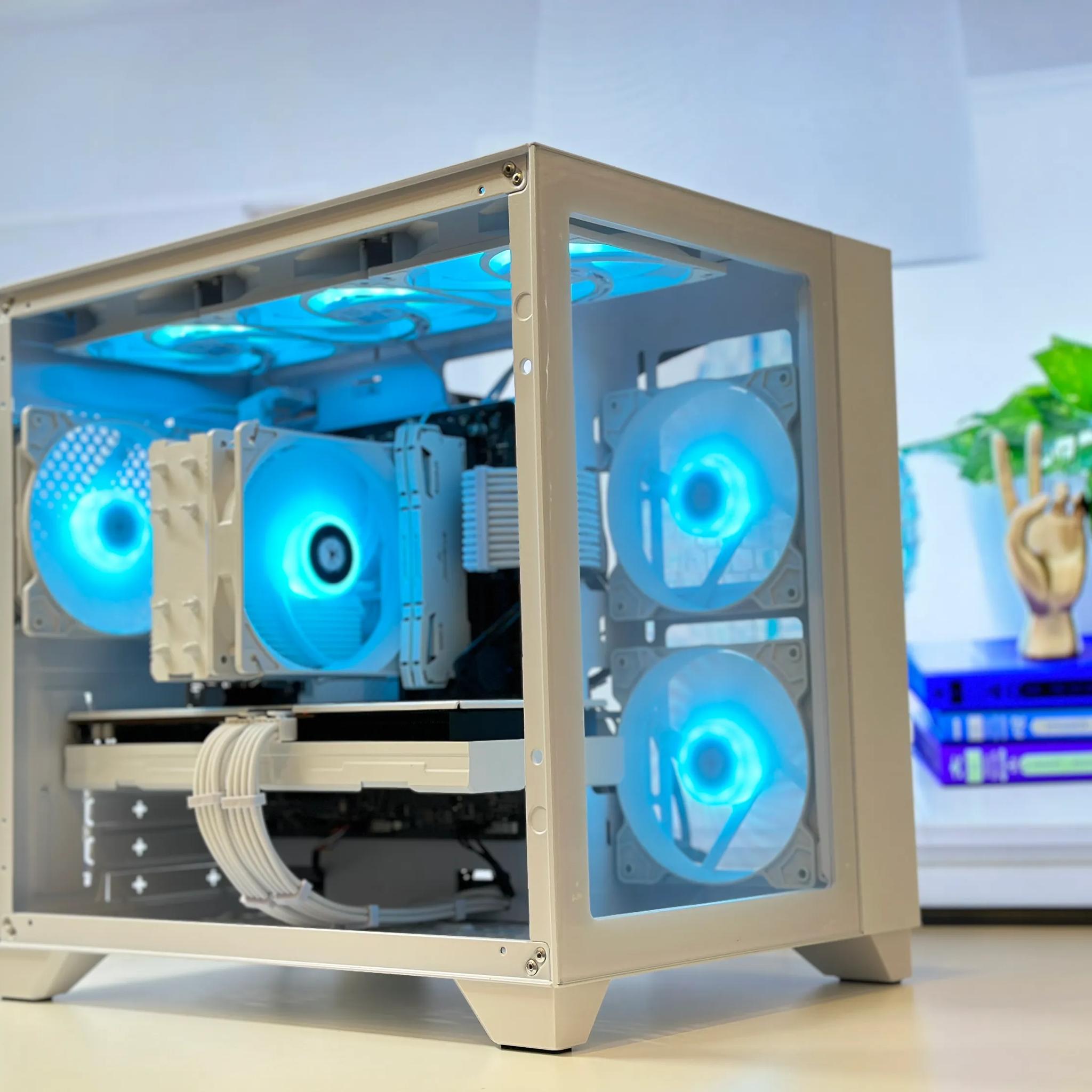 🤍🏔️Alaska🏔️❄️Gaming PC❄️AMD RX VEGA 56 8GB❄️Intel 12100F❄️16GB DDR4❄️1TB NVME SSD