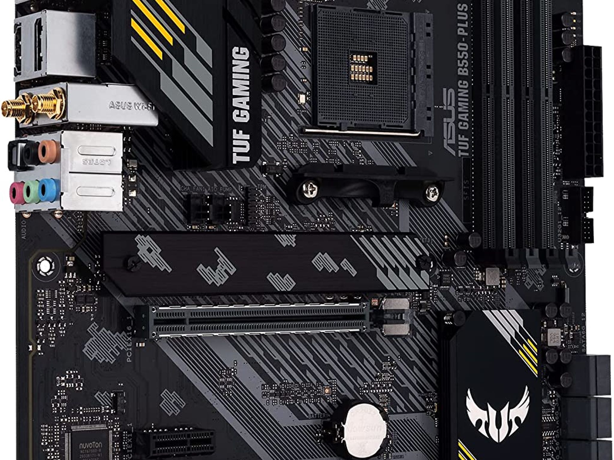 ASUS TUF GAMING B550-PLUS WIFI II AMD Socket AMD B550 ATX M.2 Desktop Motherboard A