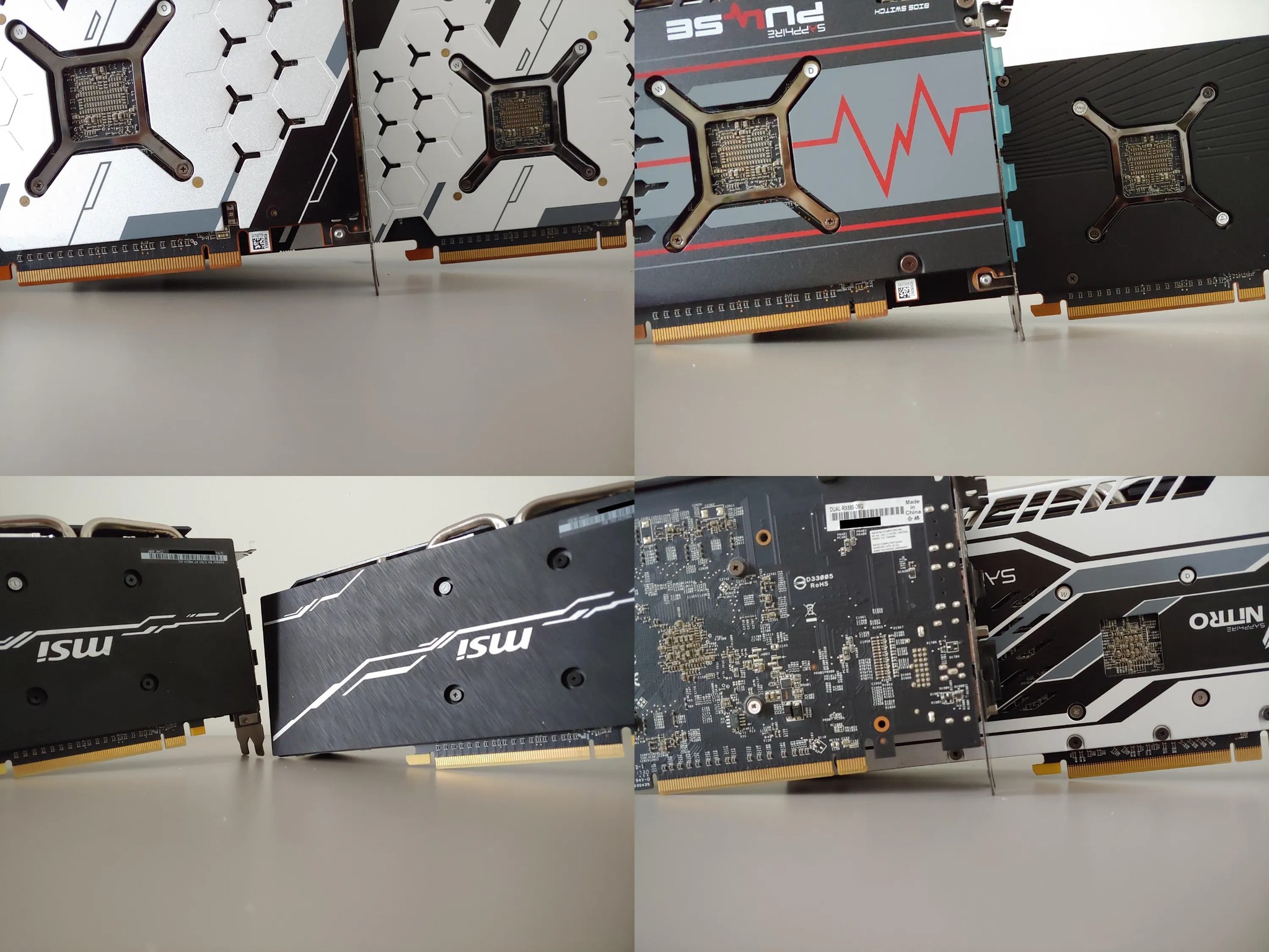 Lot of 8 AMD GPUs – RX 5700 XT (x6) + RX 580 (x2) – VBIOS Disk Included – Clean, Working, A/C Stored