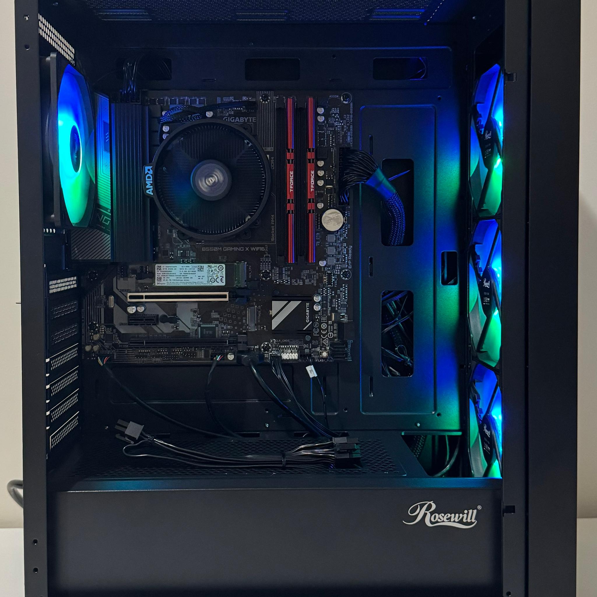 AMD Ryzen 5 5600G Gaming PC Radeon Vega 7 Graphics GIGABYTE B550M GAMING X WIFI6