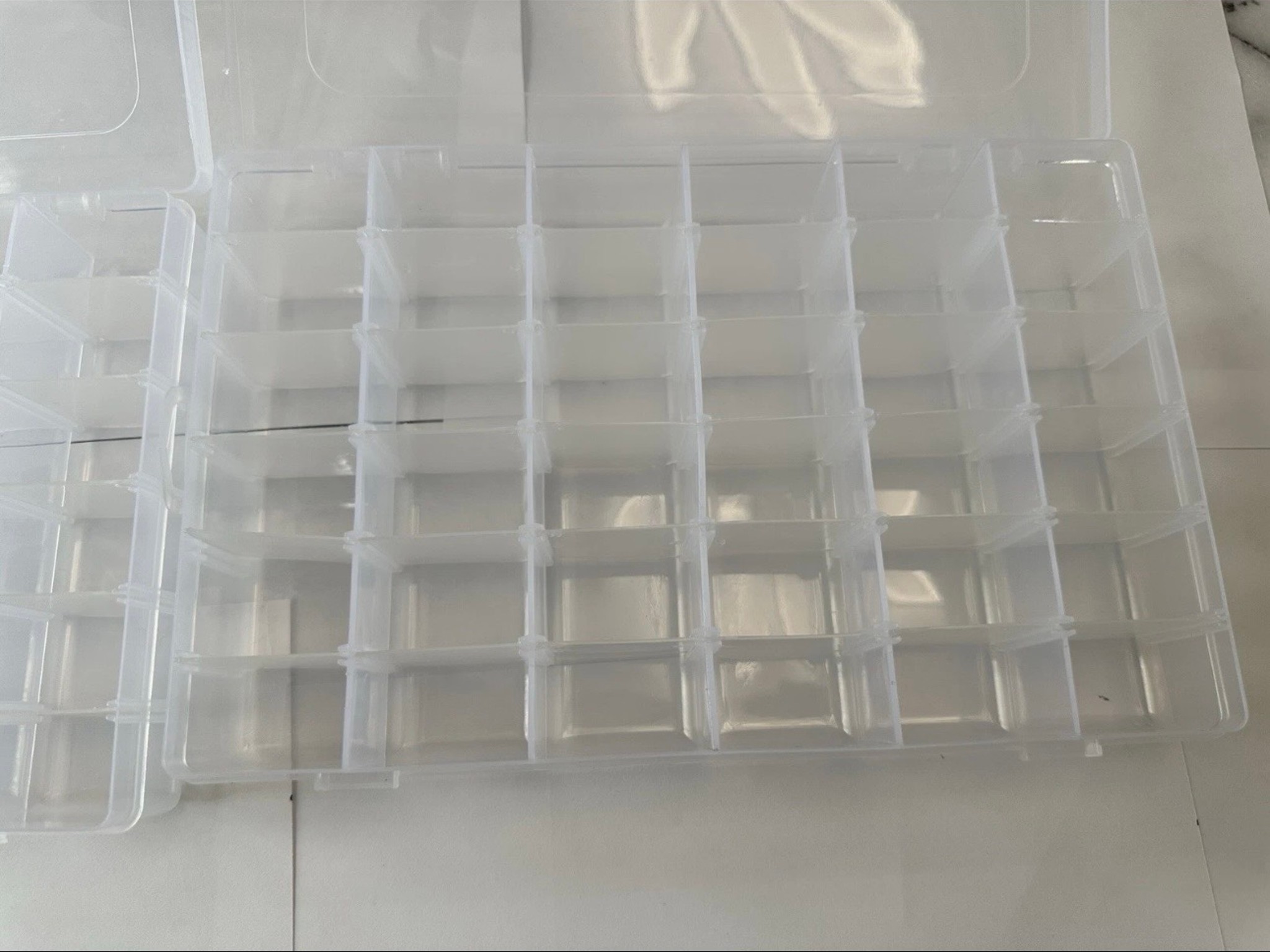 Computer PC Organizer 2 Set 36 Compartment Customizable Case Screw / Fittings
