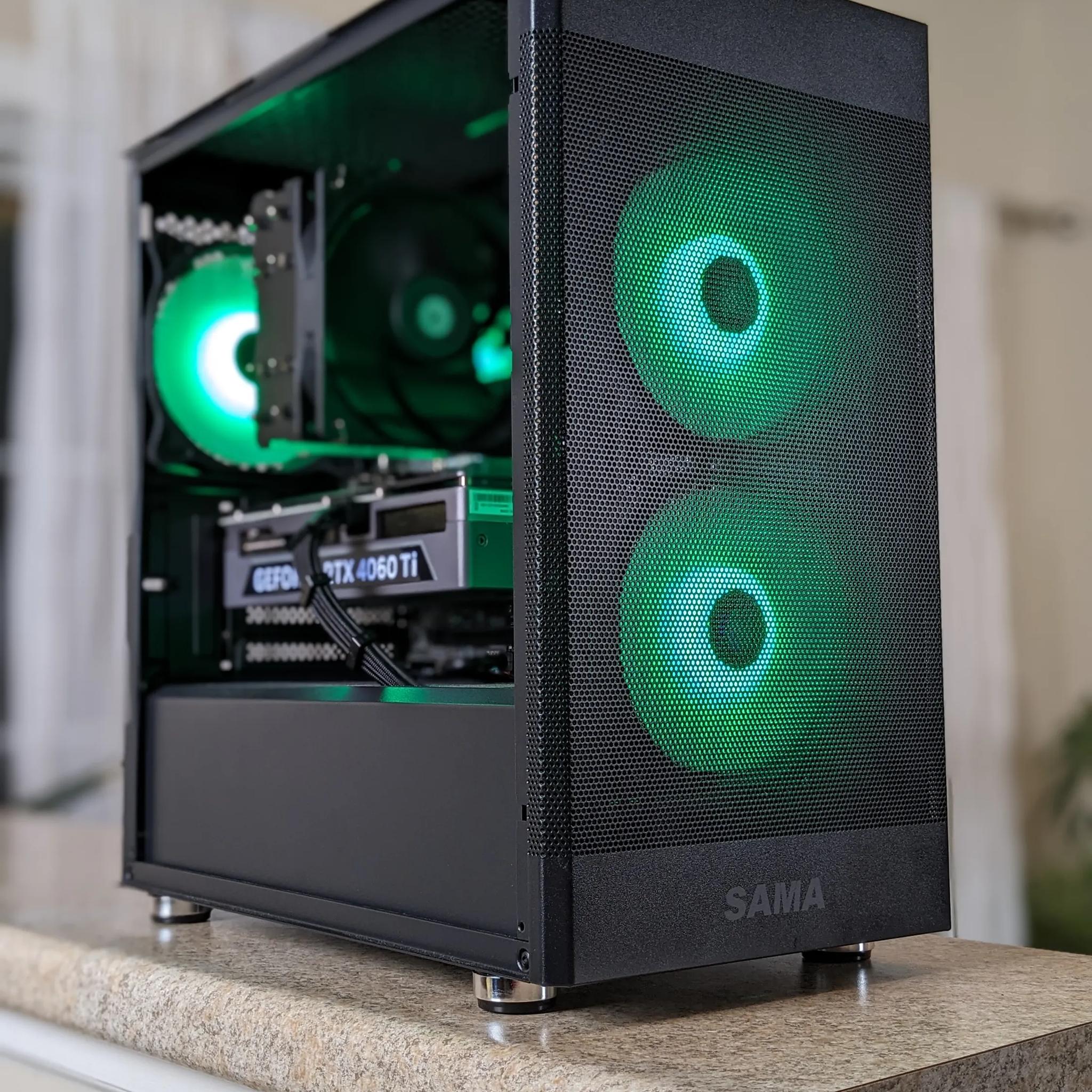 Mid Range Ryzen RGB Gaming PC - Ryzen 5 5600G - RTX 4060 Ti