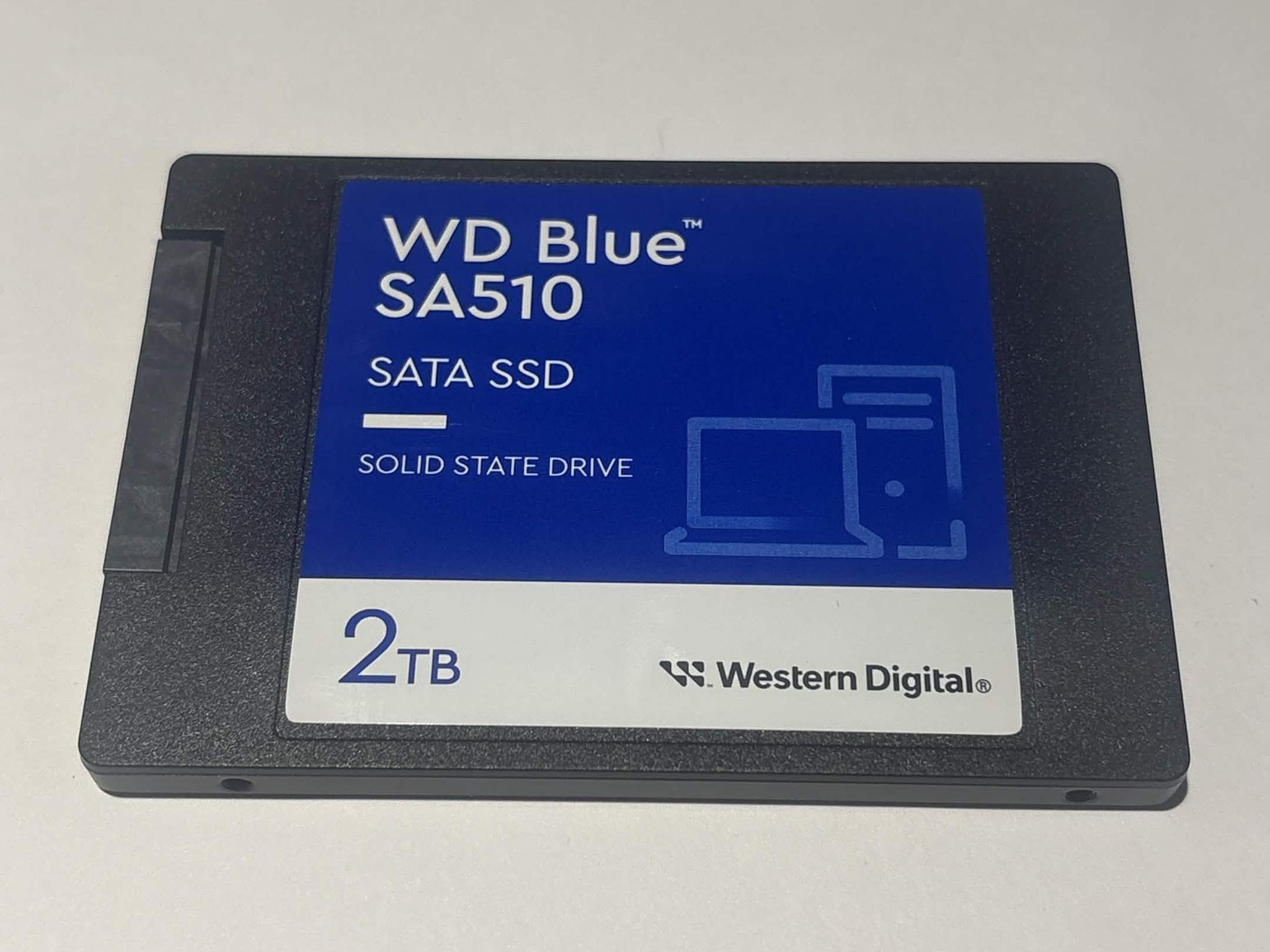 WD Blue SA510 2TB SATA SSD Tested Working 100% Health Low Hours