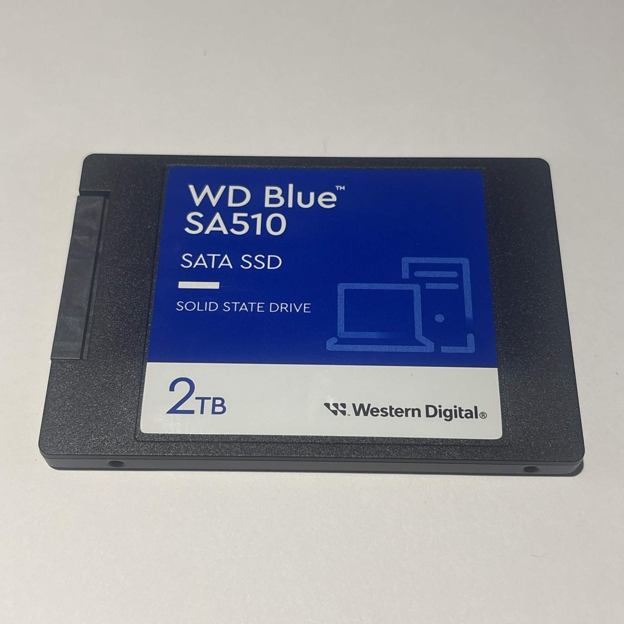 WD Blue SA510 2TB SATA SSD Tested Working 100% Health Low Hours