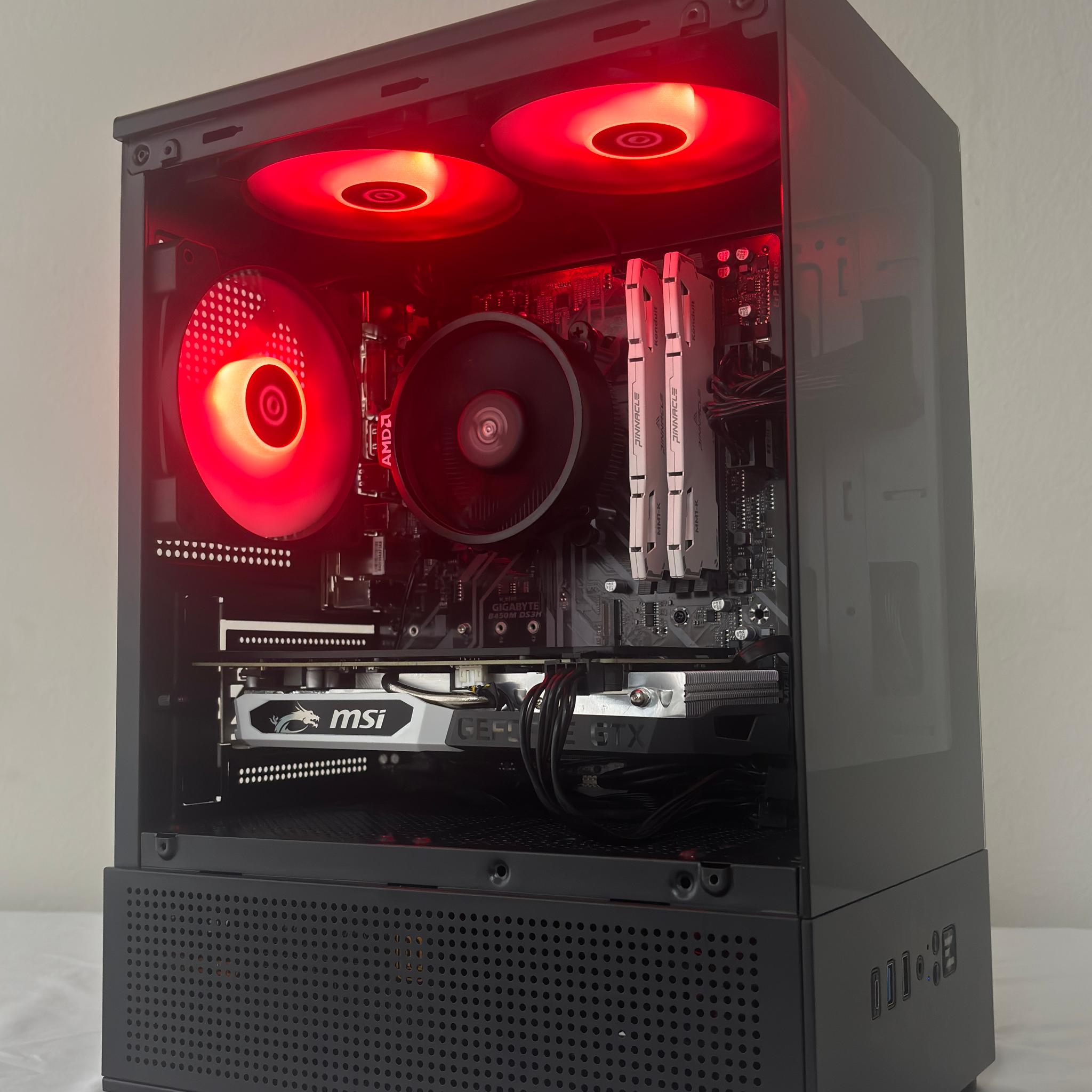 ❤️ Ryzen 5 2600 + GTX 1660 TI Budget Gaming PC | 16GB RAM | Win 11 Activated | 500GB SSD ❤️